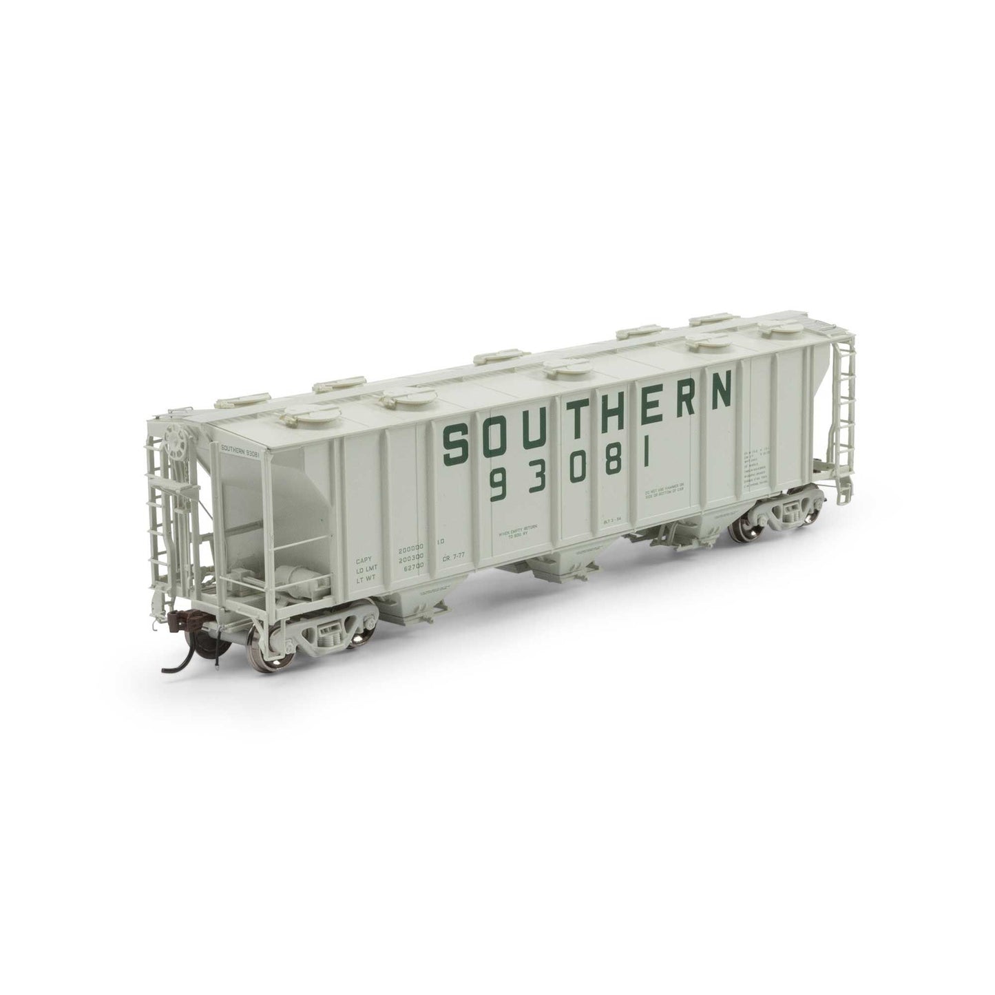 HO PS-2 2893 3-Bay Covered Hopper SOU #93081 (ATHG-1276)