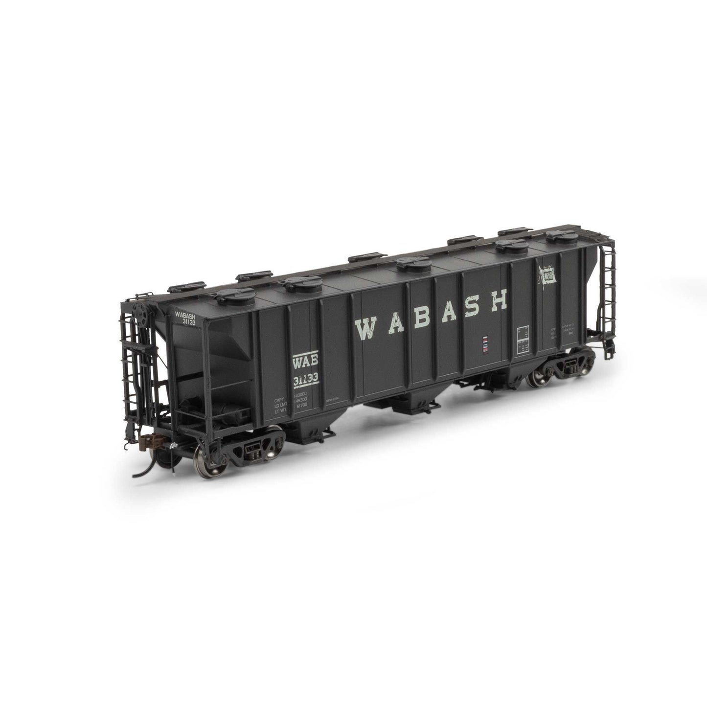 HO PS-2 2893 3-Bay Covered Hopper Primed For Grime #31133 (ATHG-1279)