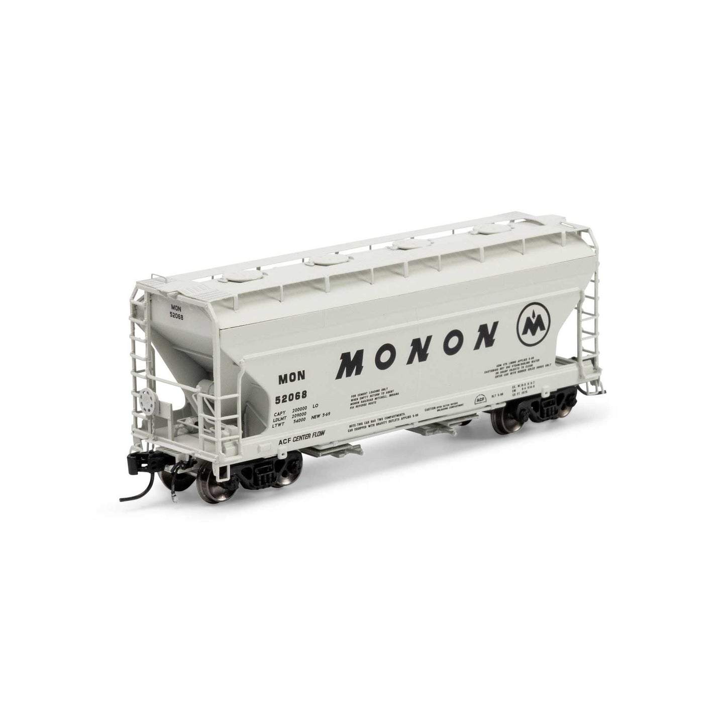 N ACF 2970 Covered Hopper MON #52068 (ATHG-1291)