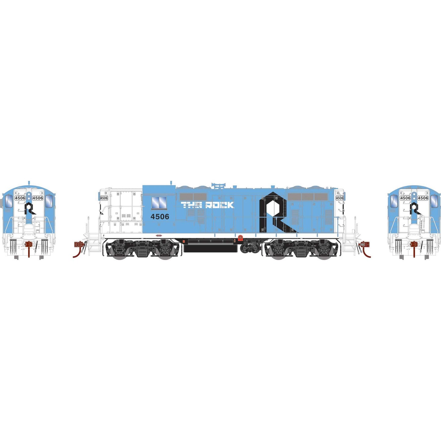 HO GP7R Locomotive ROCK #4506 (ATHG-1344)
