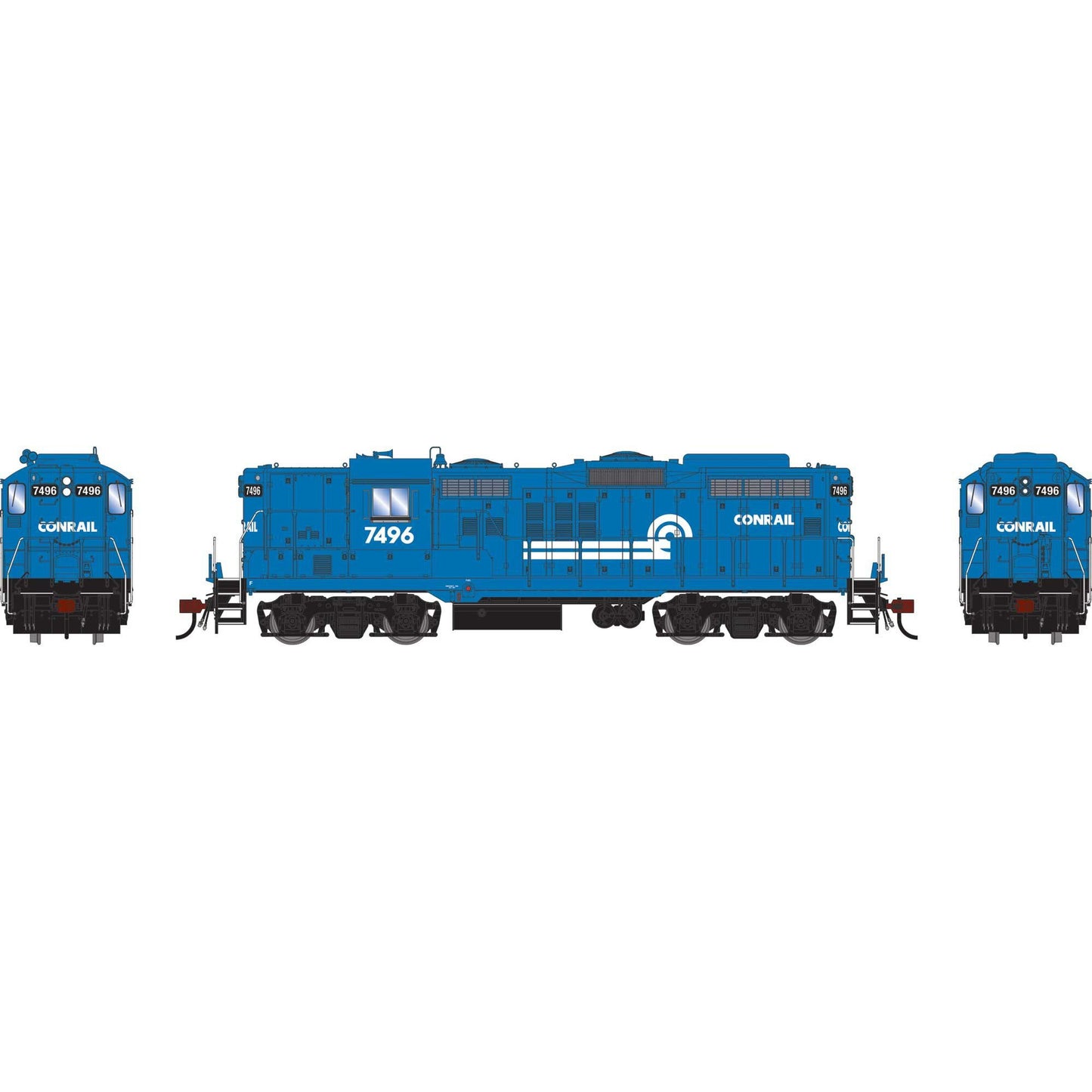 HO GP18 Locomotive CR #7496 (ATHG-1355)