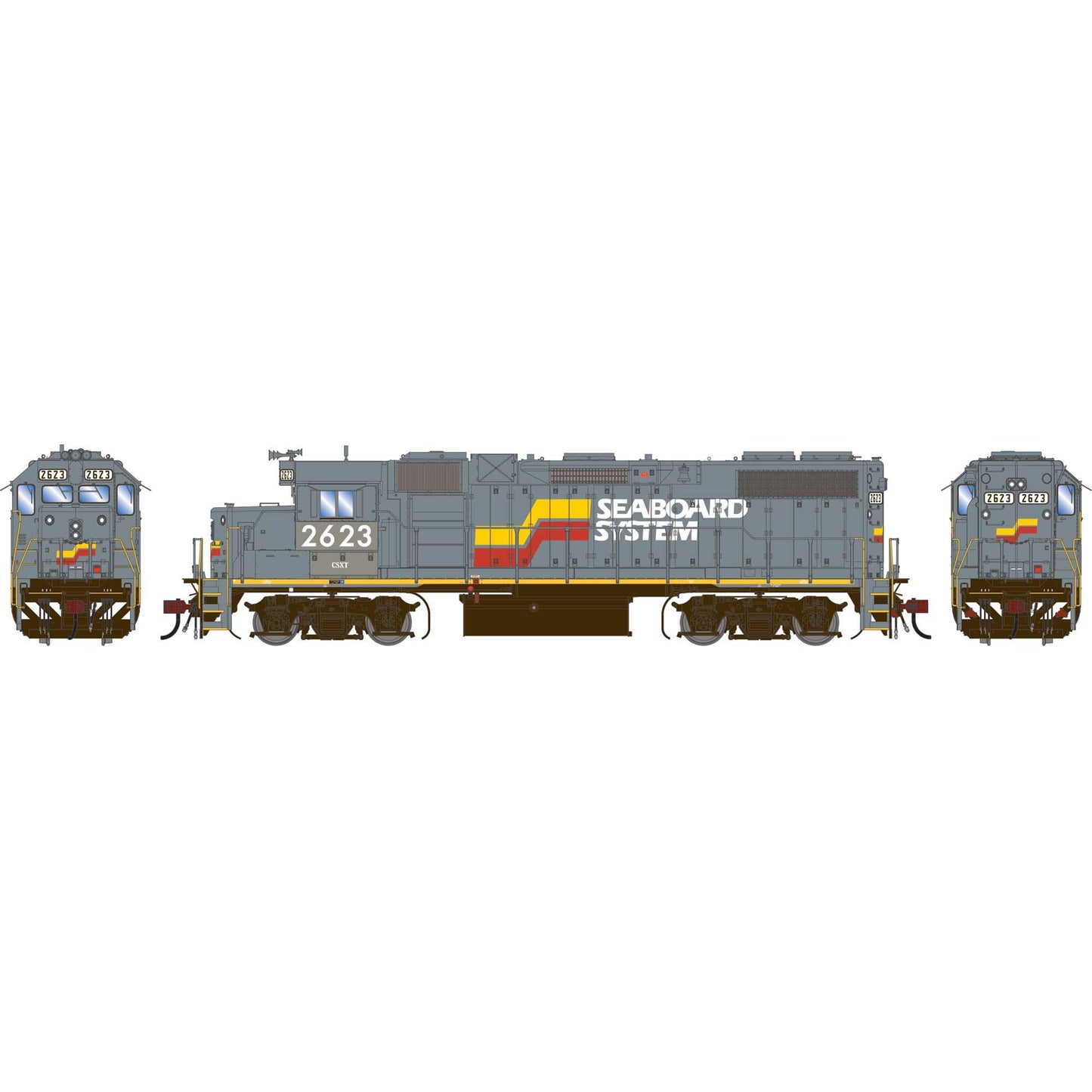 HO GEN GP38-2 Locomotive CSX Ex-SBD Primed For Grime #2623 (ATHG-1390)