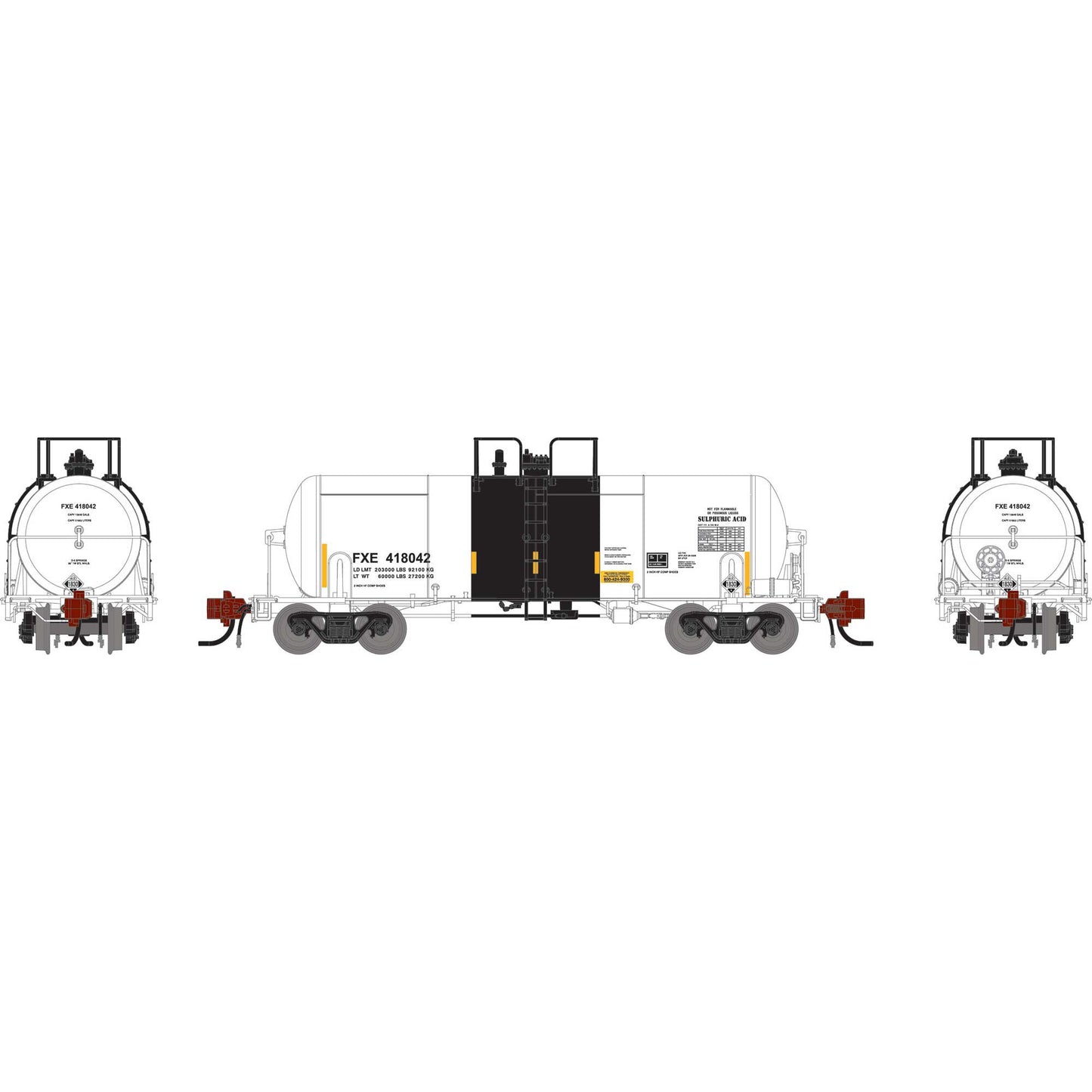 N 13K Gallon Acid Tank Car FXE #418042 (ATHG-1476)