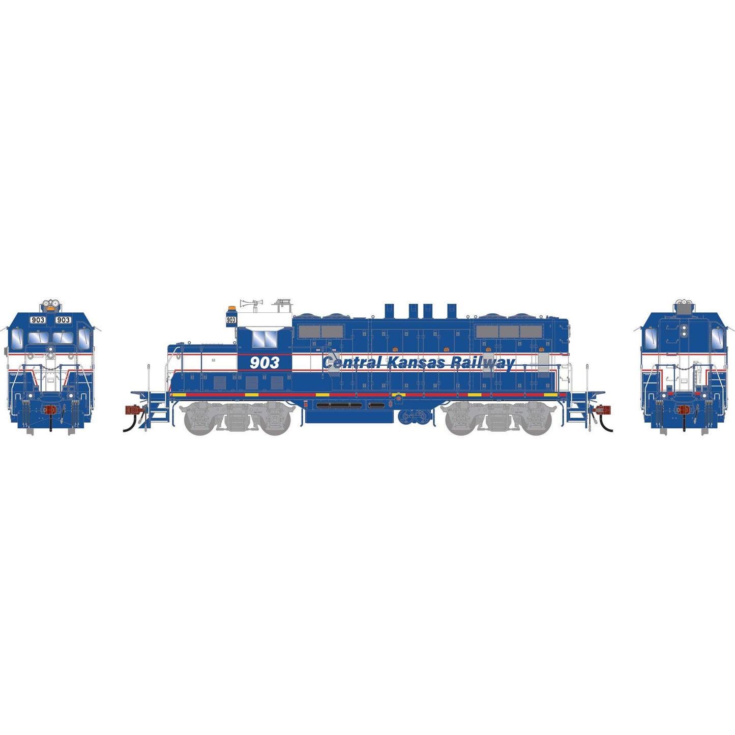 HO GP7u Locomotive CKRY #903 (ATHG-1492)