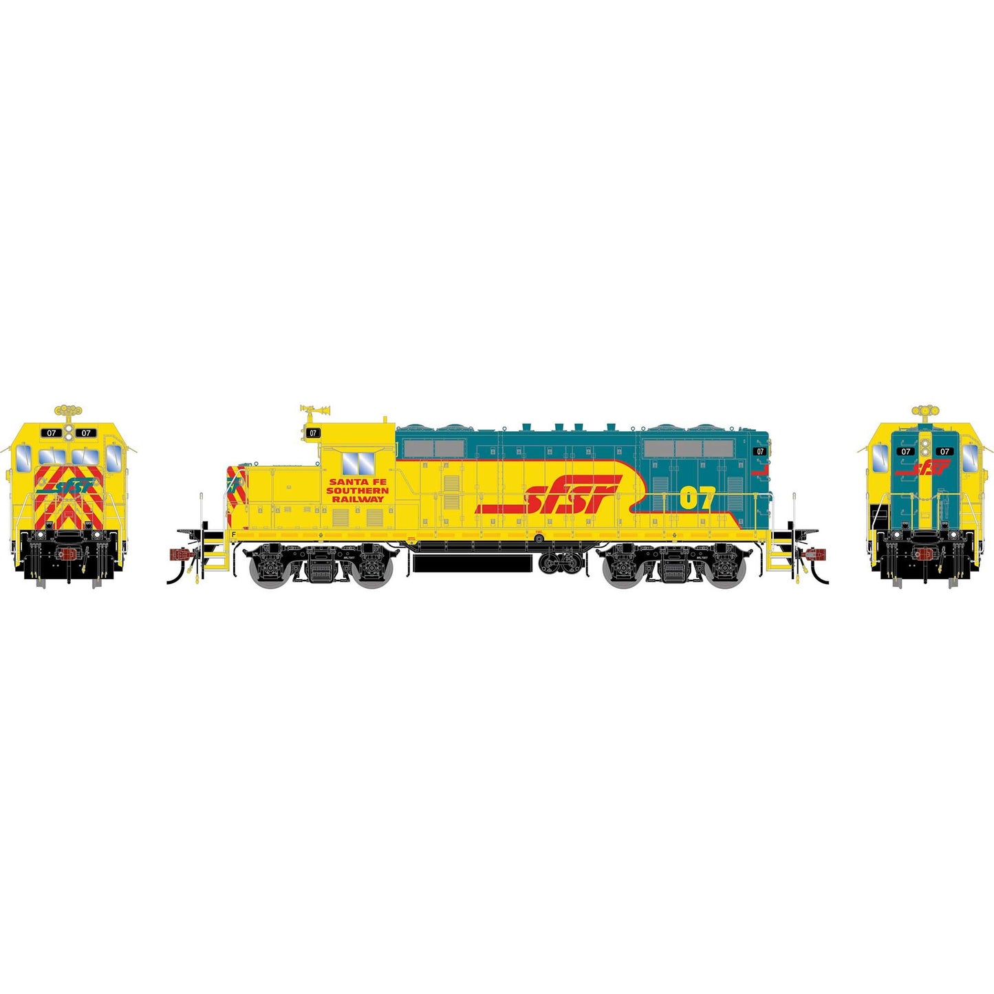 HO GP7u Locomotive with DCC & Sound (ATHG-1504)