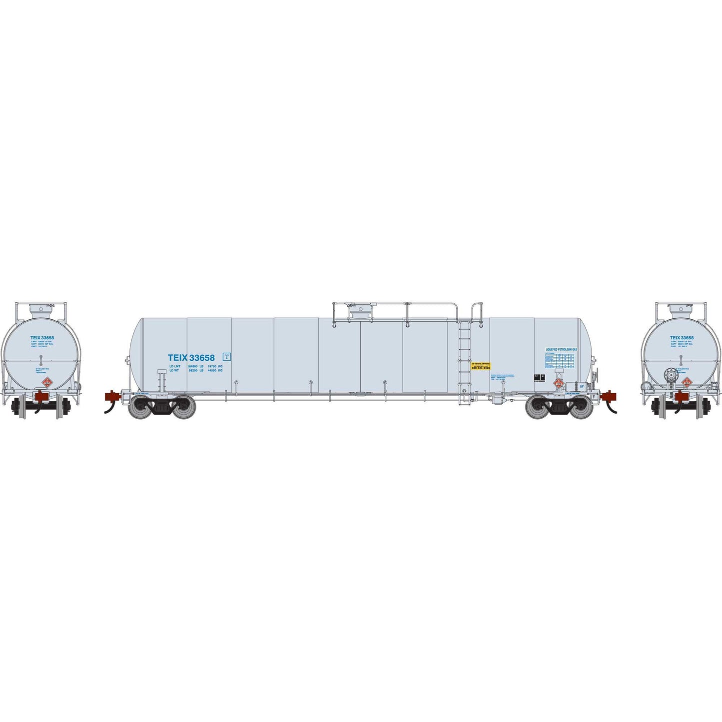 HO UTC 33K LPG Tank Car Late TEIX Model (ATHG-1508)