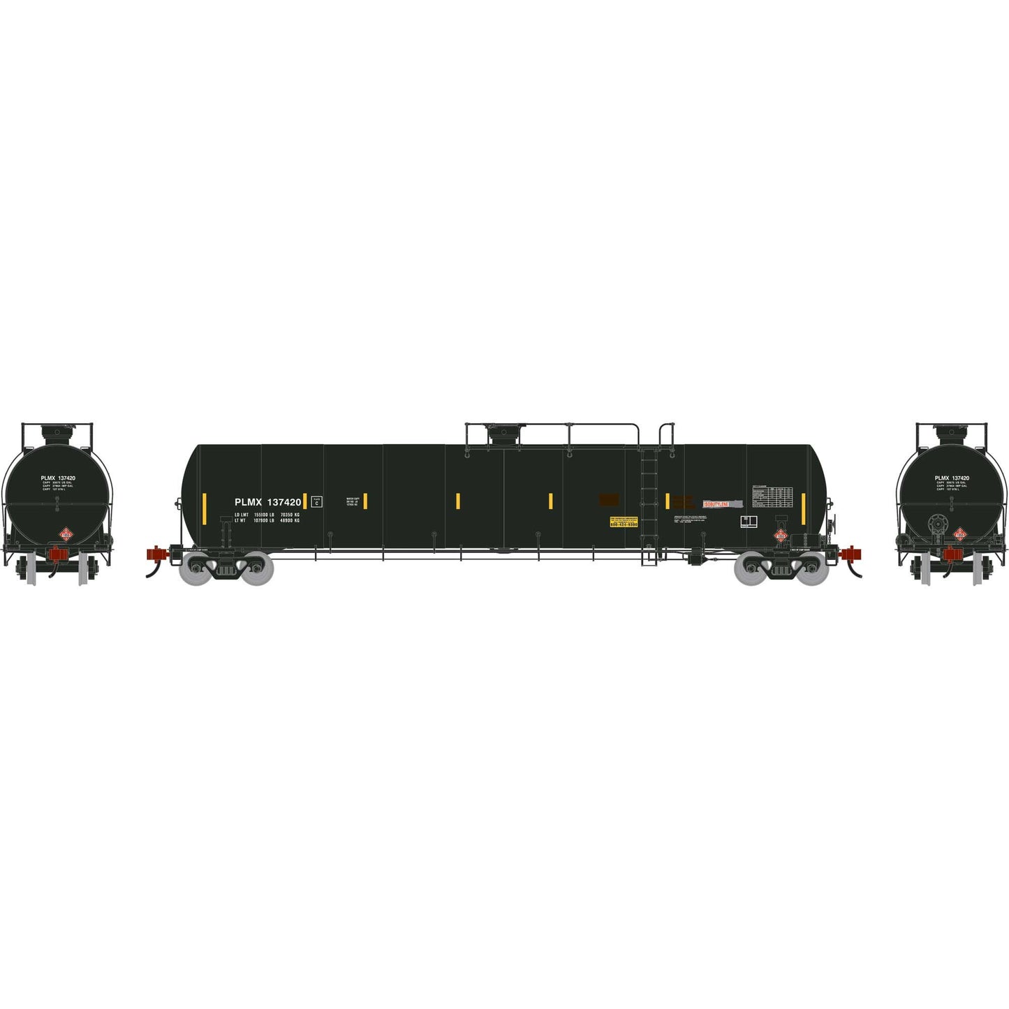 HO UTC 33K LPG Tank Car Late PLMX Primed For Grime (ATHG-1511)