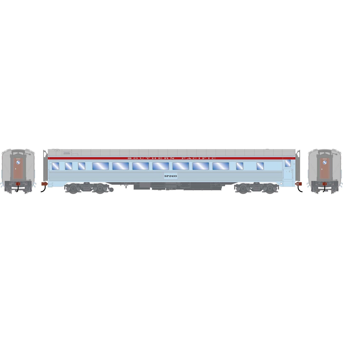 HO 77' Pullman Chair Car SP General Service Plastic Model (ATHG-1547)