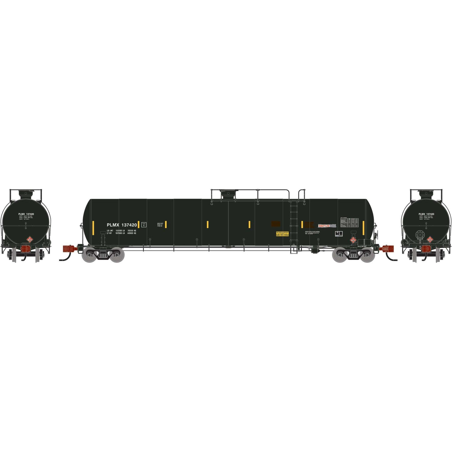 N UTC 33K LPG Tank Car Late PLMX Primed For Grime (ATHG-1572)
