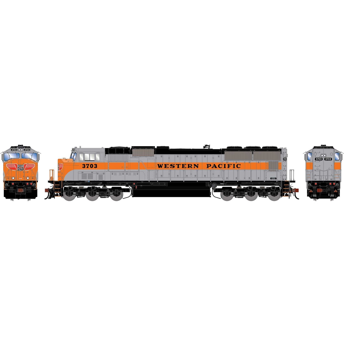 HO SD70M Locomotive Legendary Liveries WP #3703 (ATHG-1600)