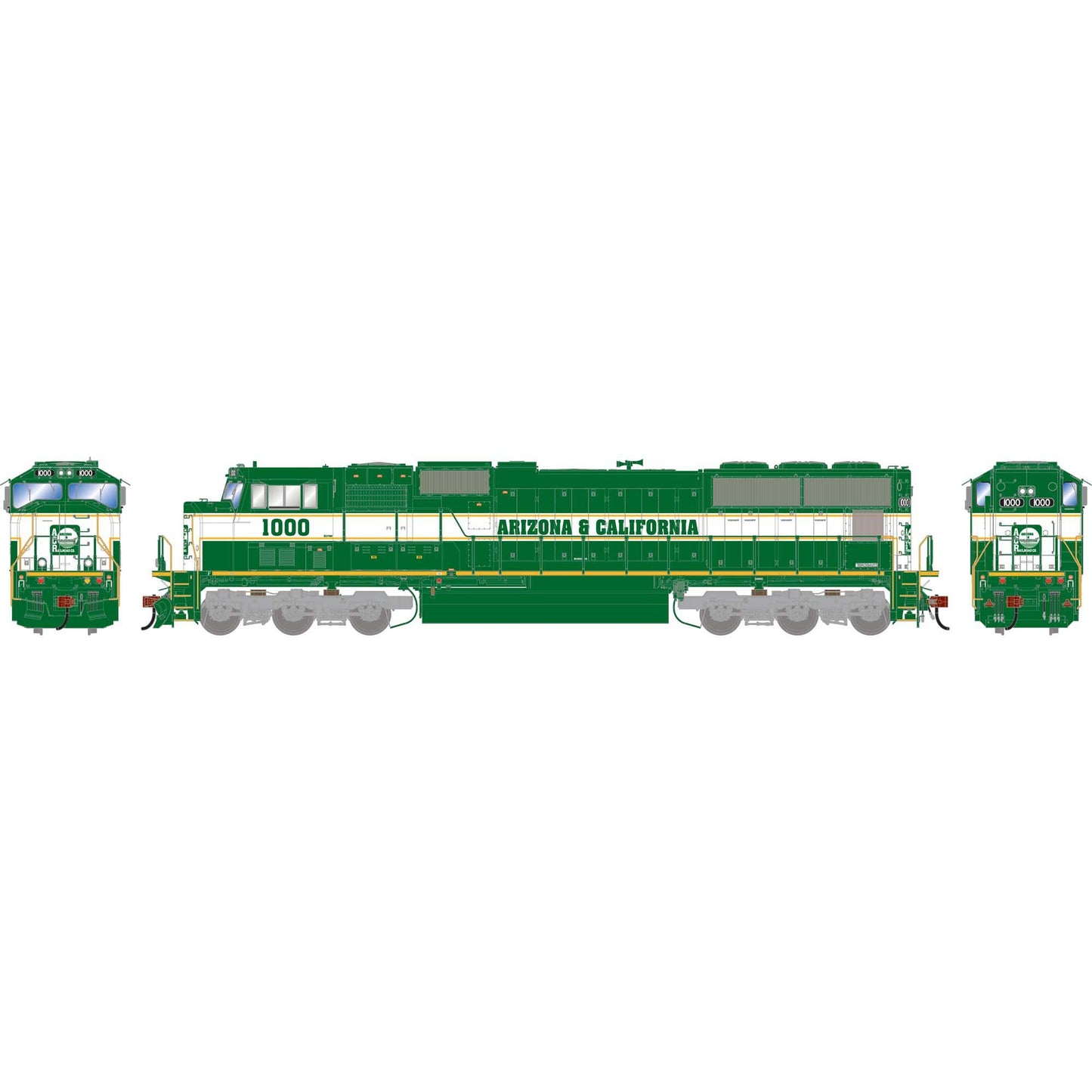 HO SD70M Locomotive with DCC and Sound ARZC #1000 (ATHG-1623)
