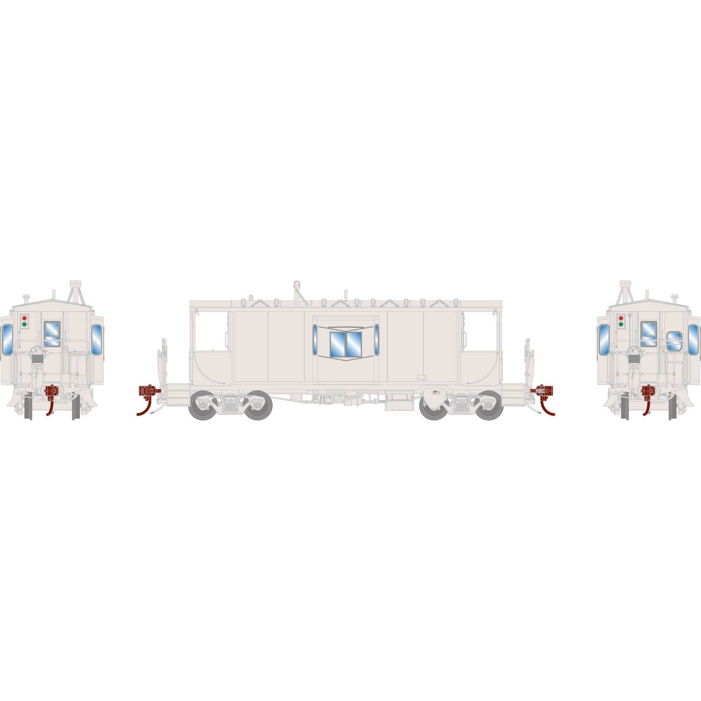 N ICC CA-11a Caboose Undecorated (ATHG-1651)