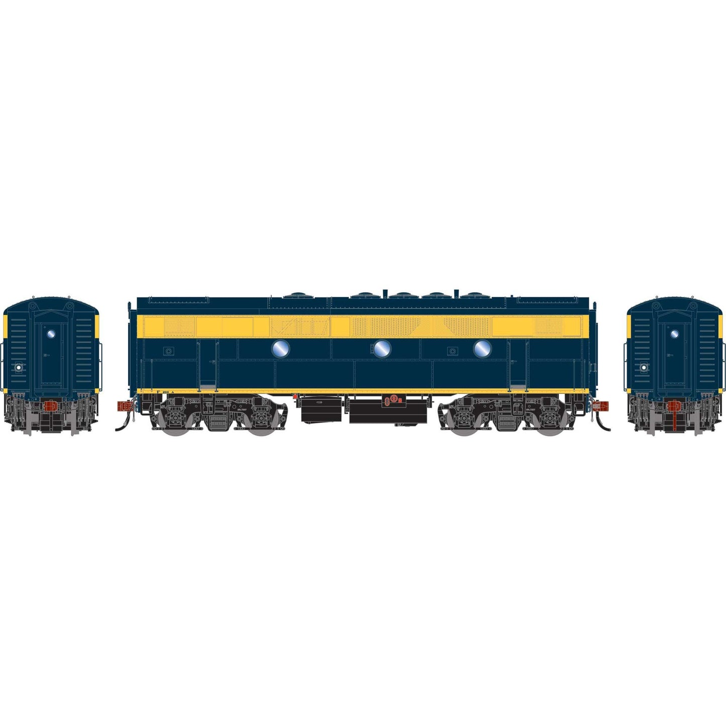 HO F7B Locomotive Freight ATSF #266A (ATHG-1715)
