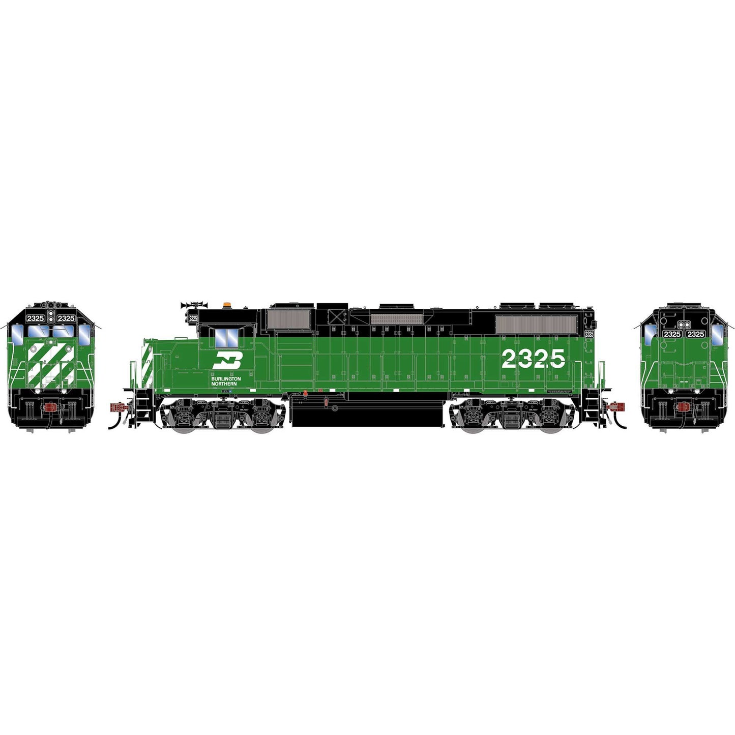 HO GEN GP38-2 Locomotive BN #2325 (ATHG-1806)