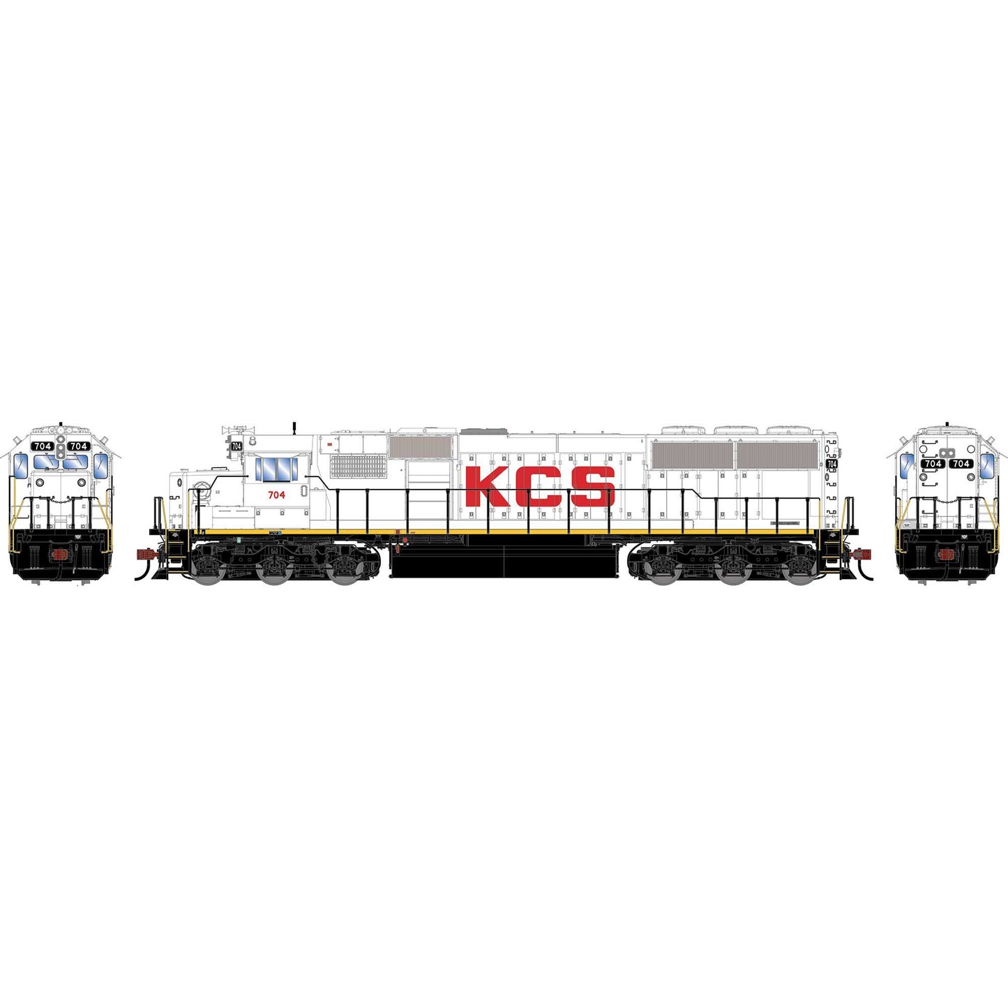 HO GEN SD50 Locomotive KCS 704 (ATHG-1848)