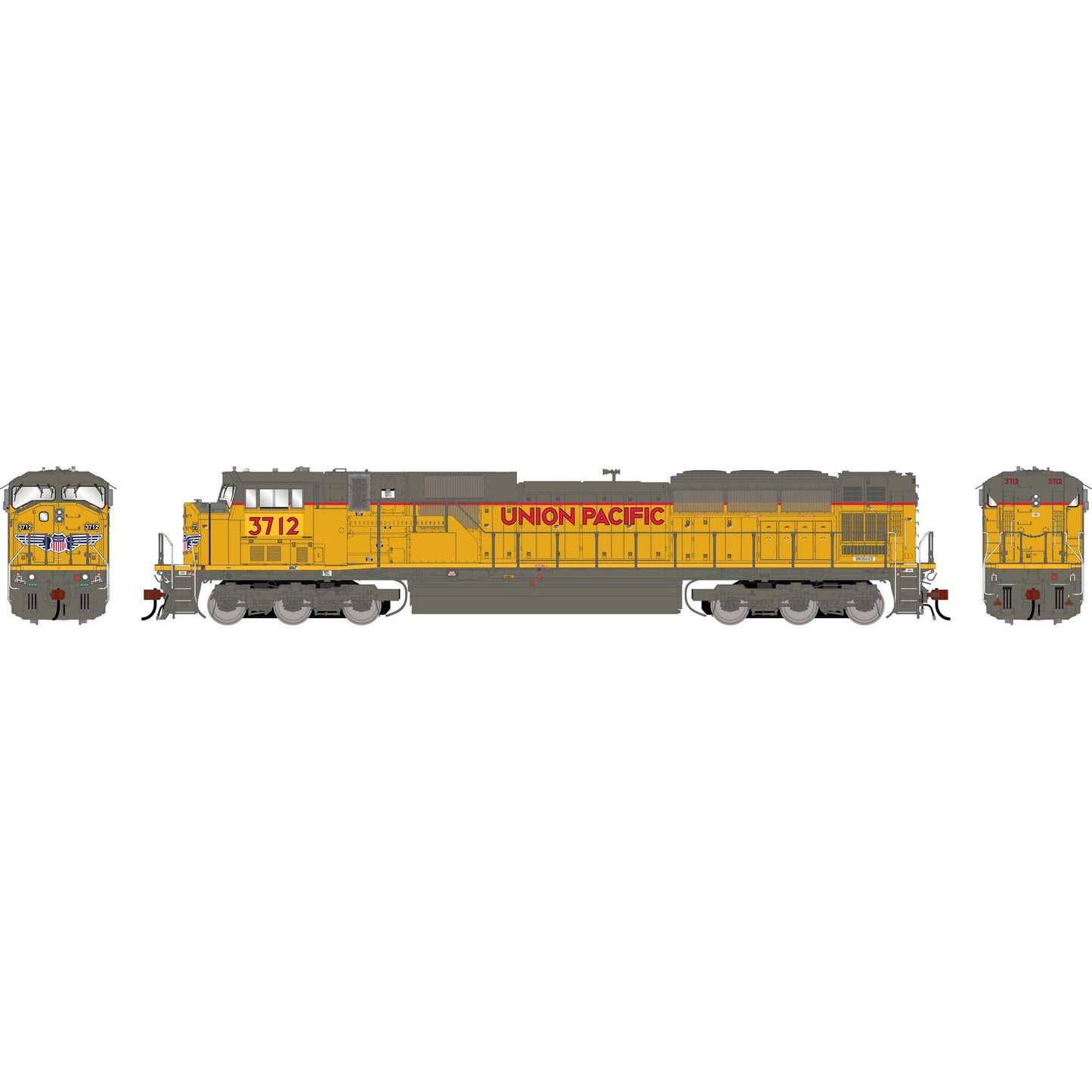 HO GEN SD90MAC Locomotive w/DCC & Sound, UP #3712 (ATHG-1932)