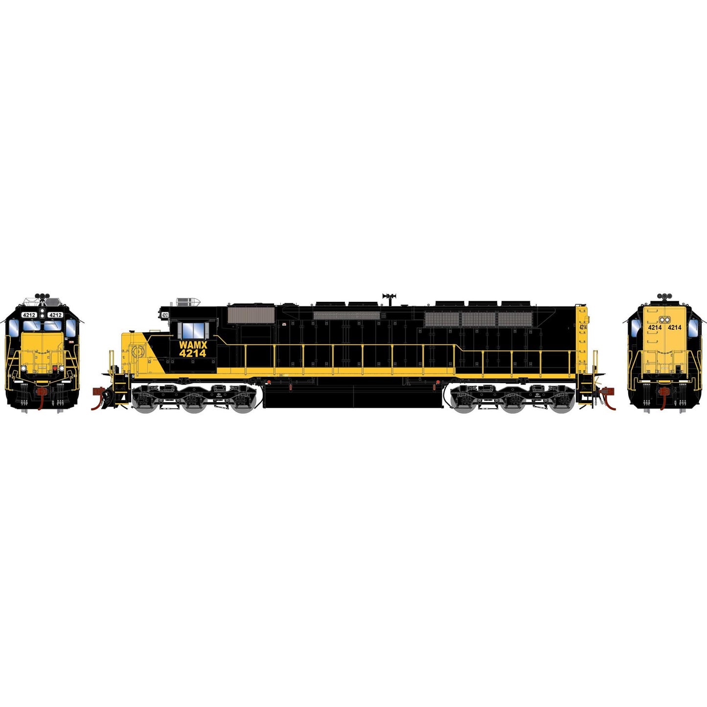 HO GEN SDP45 Locomotive WAMX #4214 (ATHG-2008)