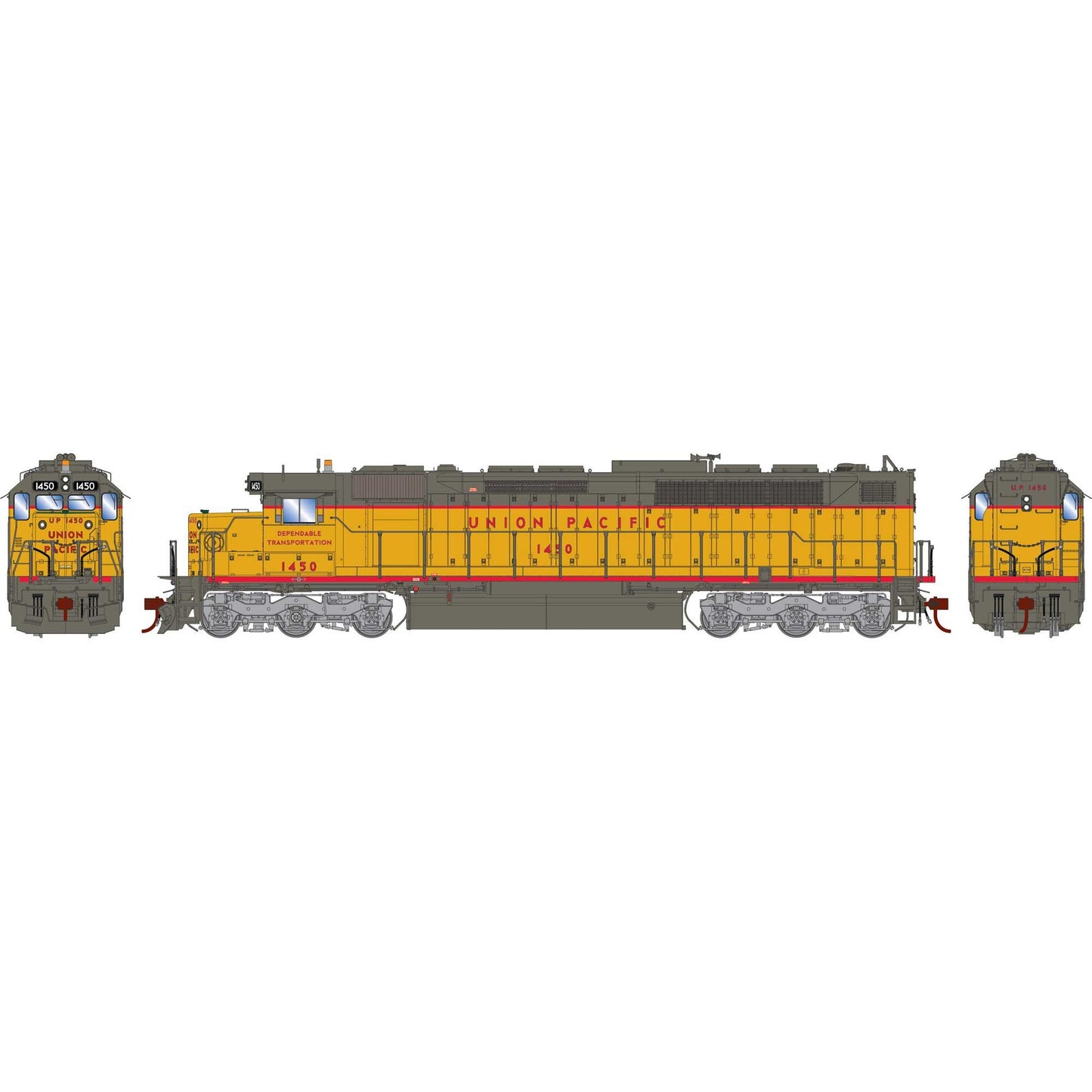 HO GEN SDP45 Locomotive Legendary Liveries UP #1450 (ATHG-2011)