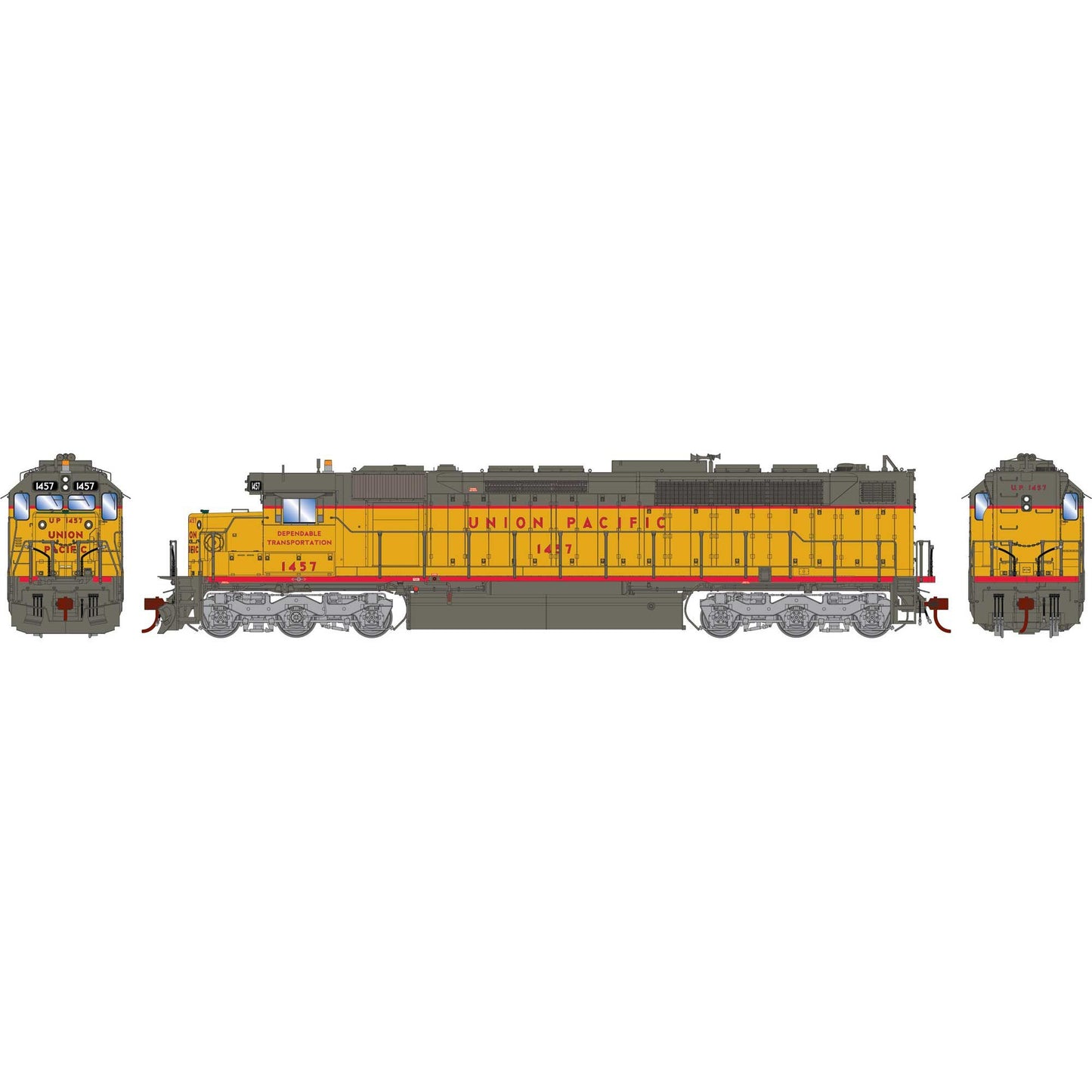 HO GEN SDP45 Locomotive Legendary Liveries UP 1457 (ATHG-2012)