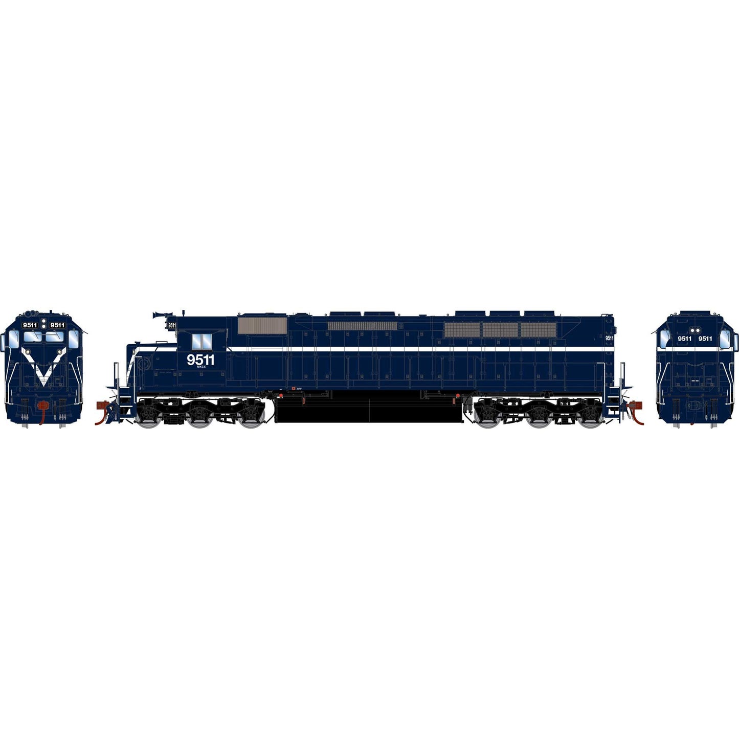 HO GEN SDP45 Locomotive with DCC and Sound MKCX 9511 (ATHG-2030)