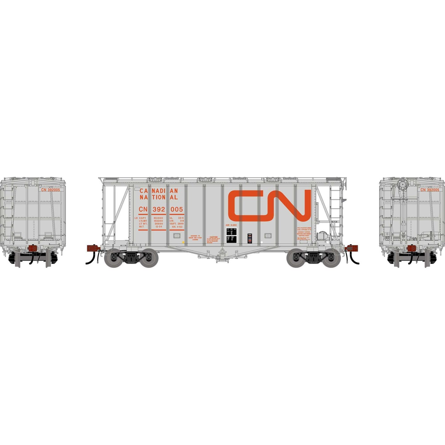 HO GEN GATC 2600 Airslide Covered Hopper CN #392005 (ATHG-2129)