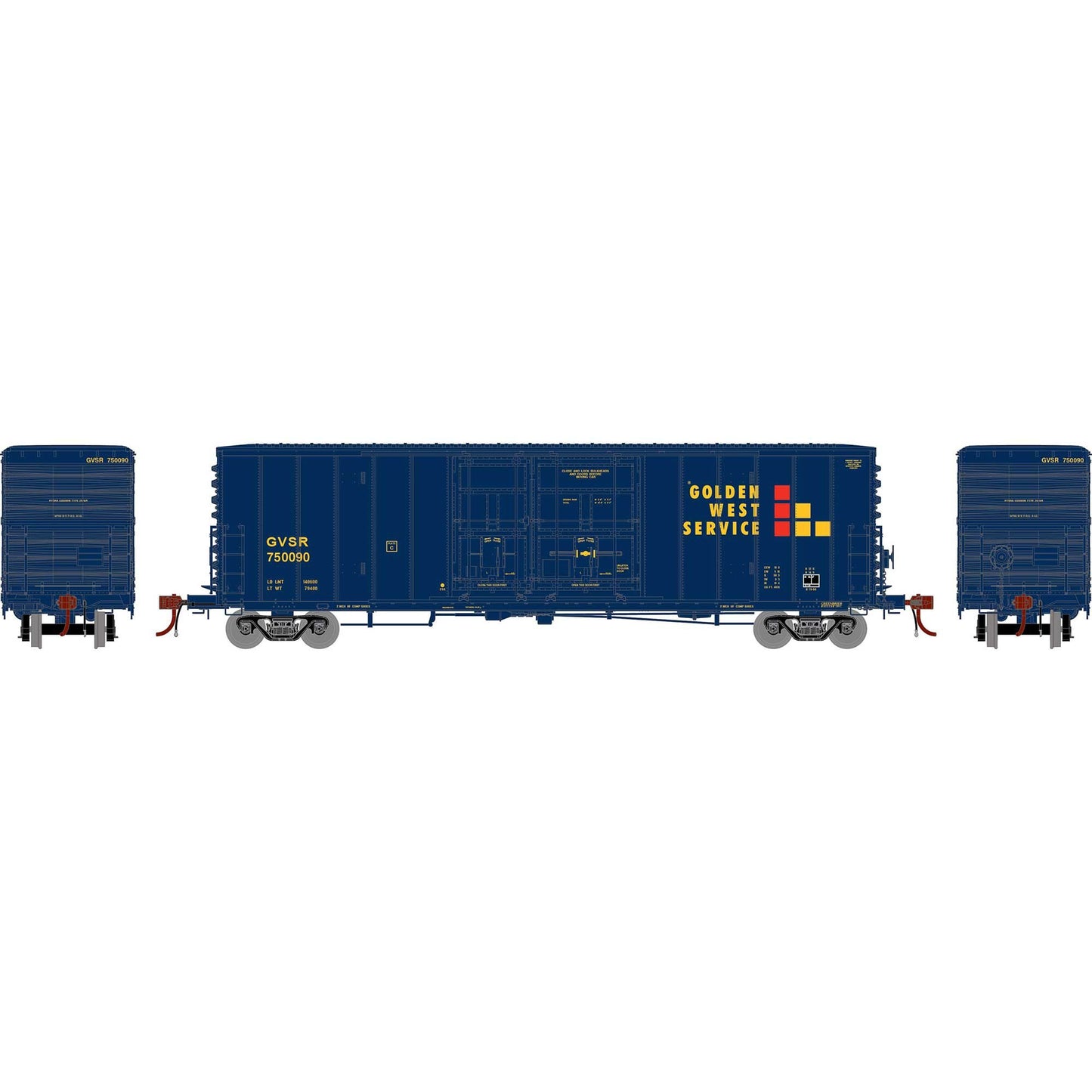 HO GEN 50' PC&F Box Car with 8' and 6' Youngstown Plug Doors (ATHG-2189)