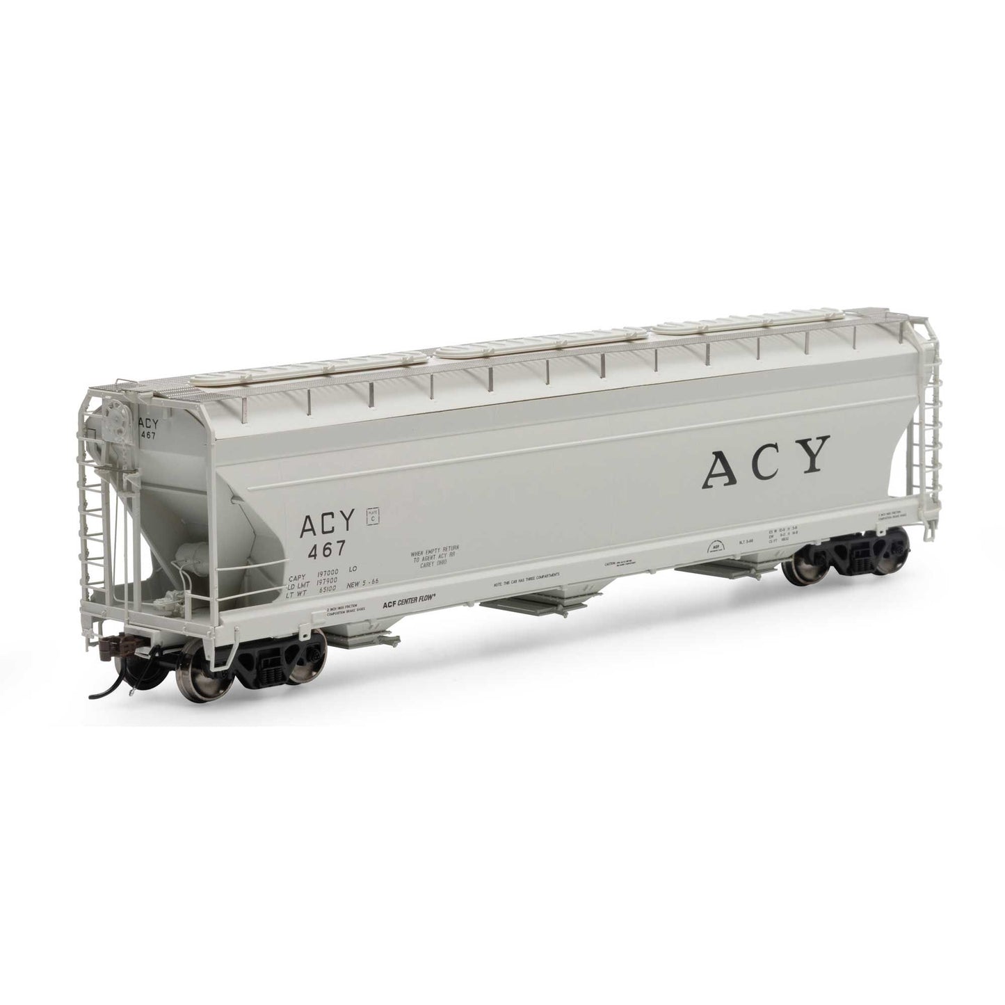 HO ACF 4600 3-Bay Center Flow Hopper AC&Y #467 (ATHG15427)