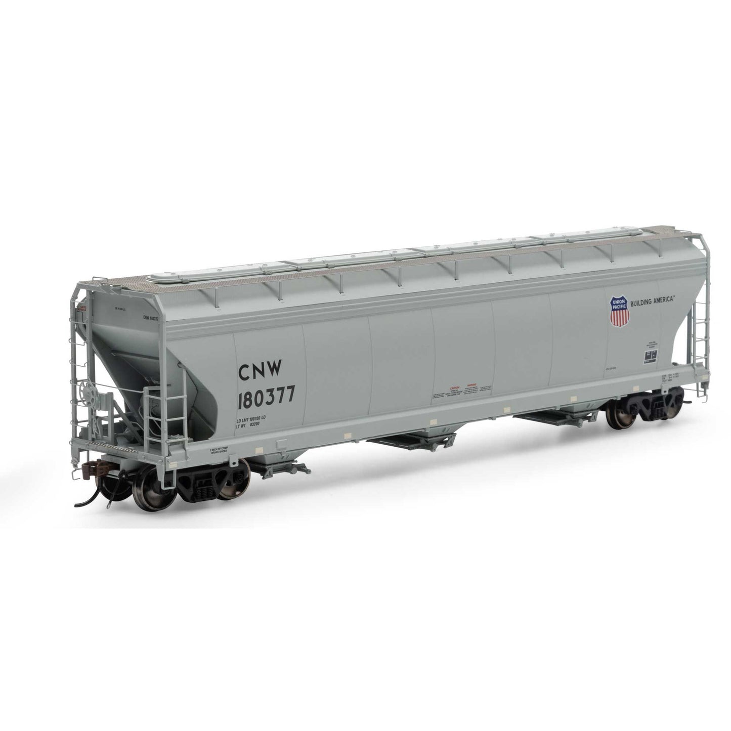 HO ACF 4600 3-Bay Center Flow Hopper C&NW #180337 (ATHG15435)