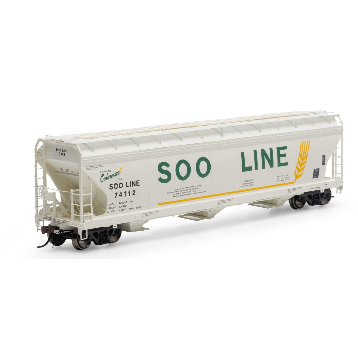 HO ACF 4600 3-Bay Center Flow Hopper SOO #74112 (ATHG15438)