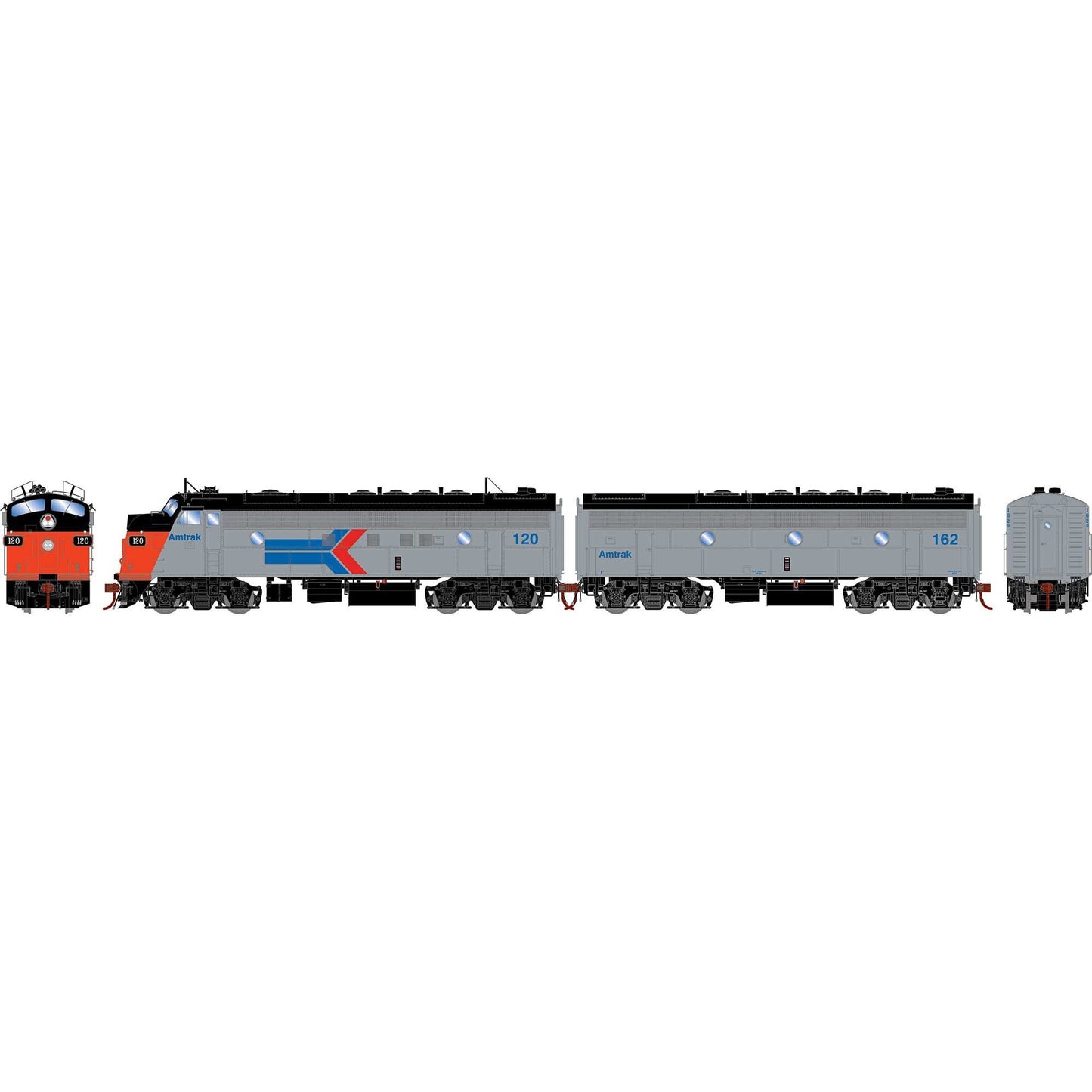 HO FP7A/F7B Locomotive with DCC & Sound AMTK #120/162 (ATHG19694)