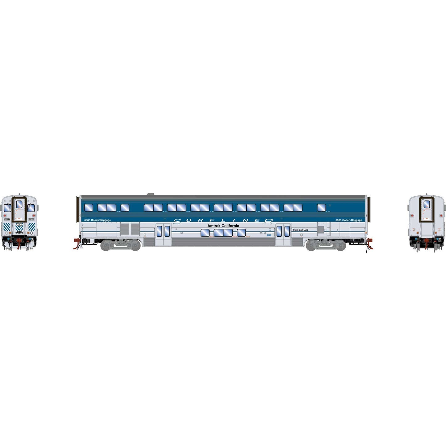 HO Surfliner Cab with Lights AMTK/Point San Luis #6905 (ATHG23738)