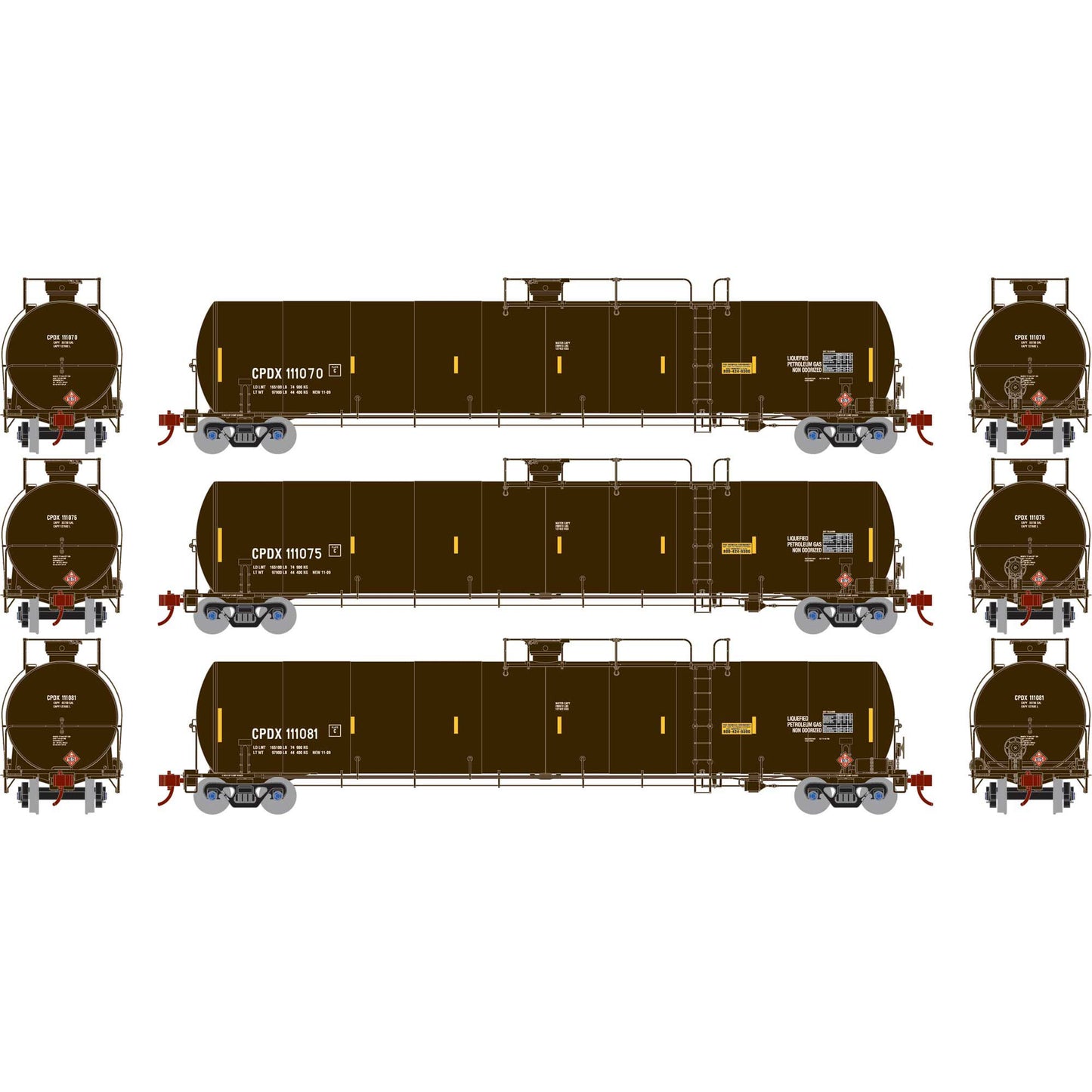 HO 33,900-Gallon LPG Tank CPDX #2 (3) Model (ATHG25596)
