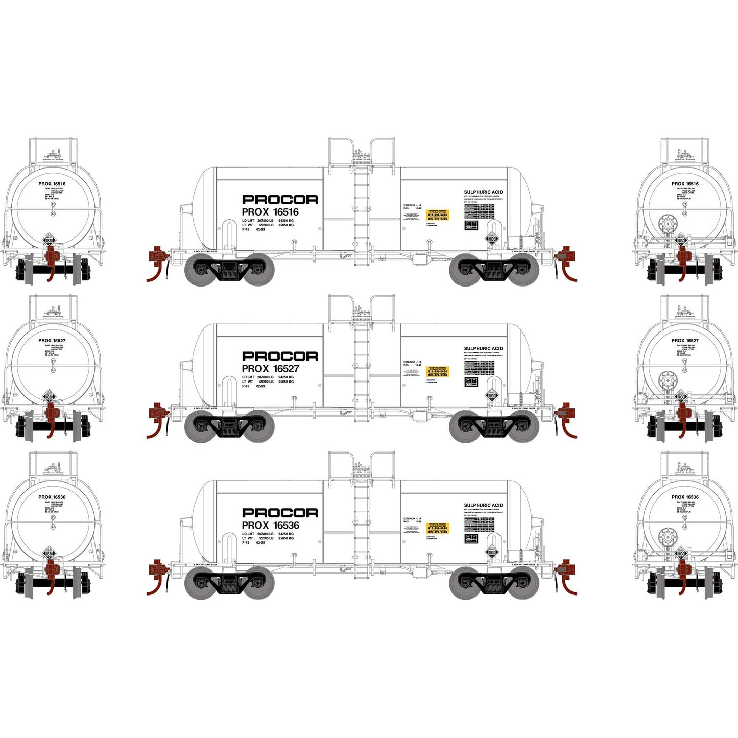 HO 13,600-Gallon Acid Tank by PROX (ATHG25762)