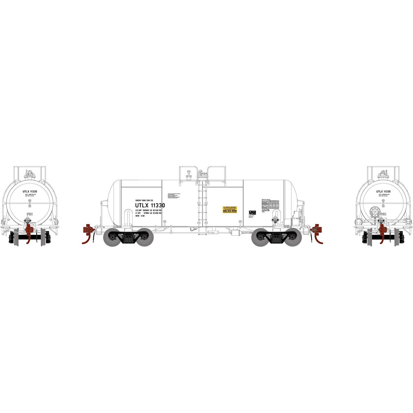 HO 13,600-Gallon Acid Tank Model (ATHG25767)