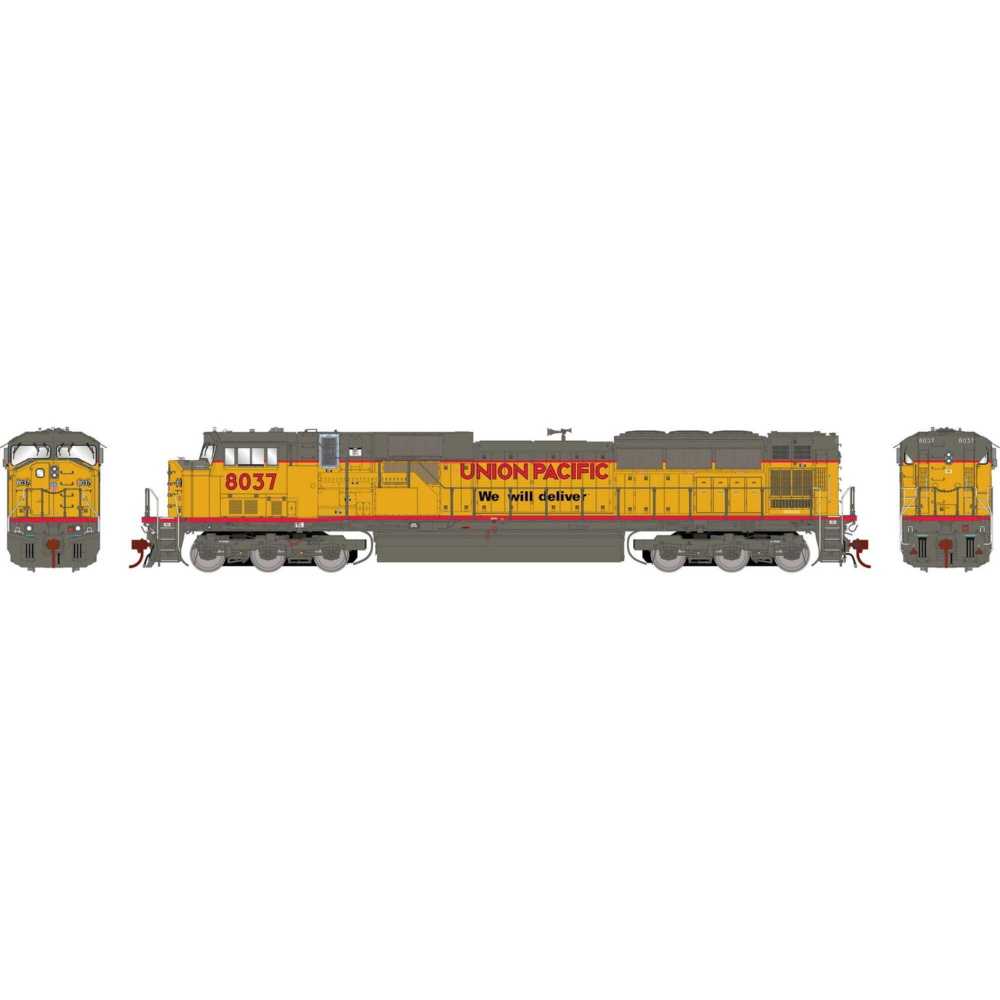 HO EMD SD9043MAC Locomotive Union Pacific #8037 (ATHG27278)