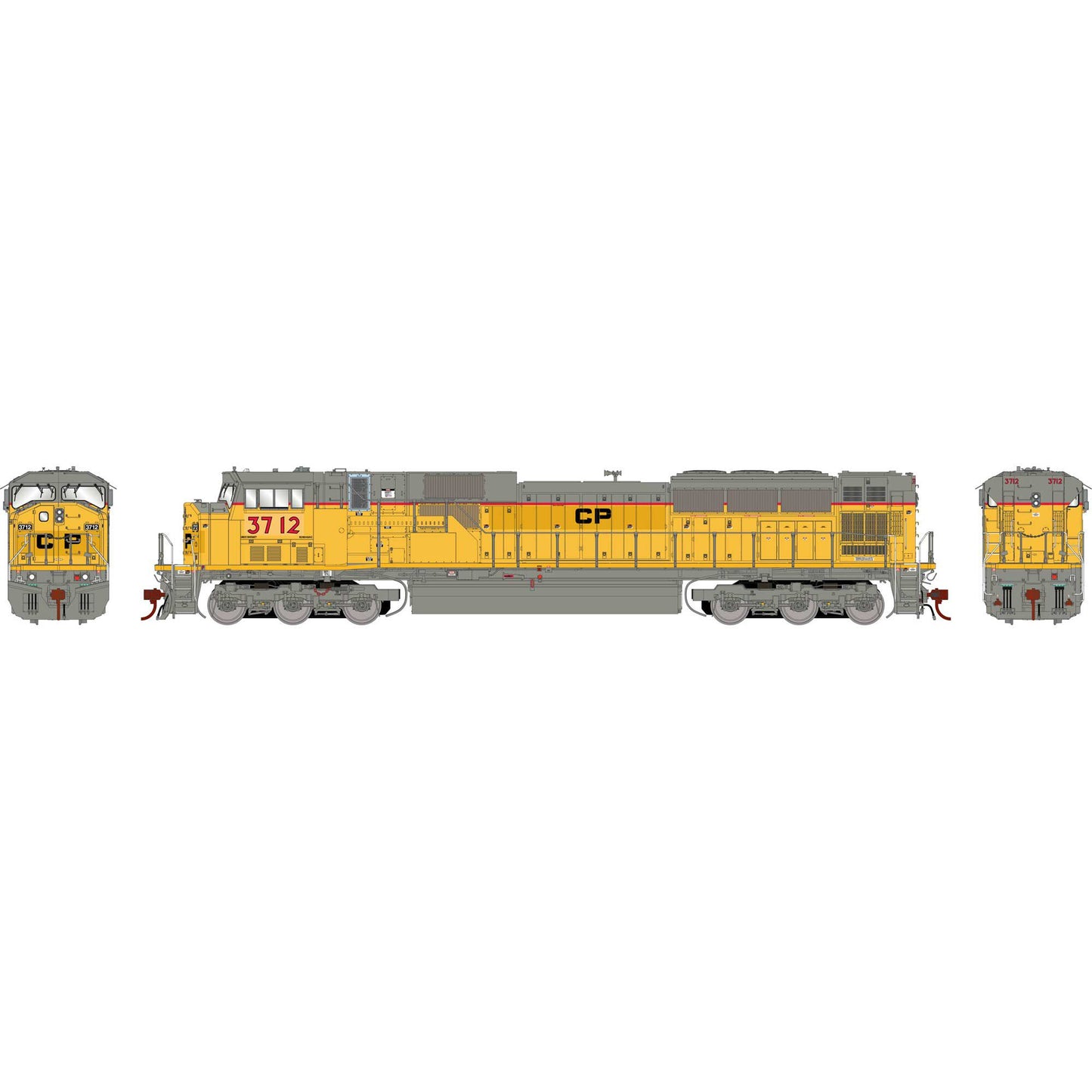 HO EMD SD9043MAC Locomotive CPR #3712 (ATHG27281)