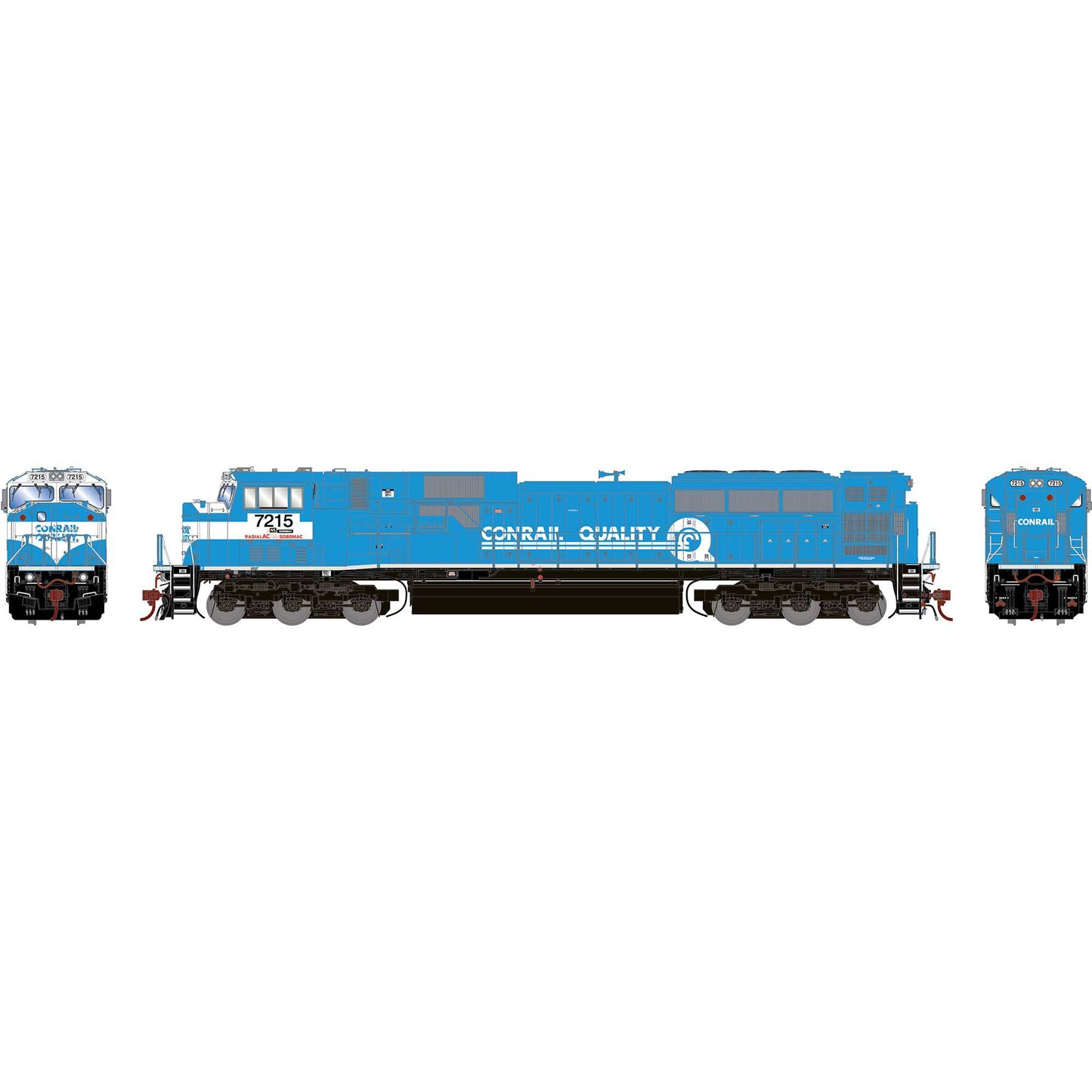 HO G2 SD80MAC Ex-CR NS #7215 Model Locomotive (ATHG28085)
