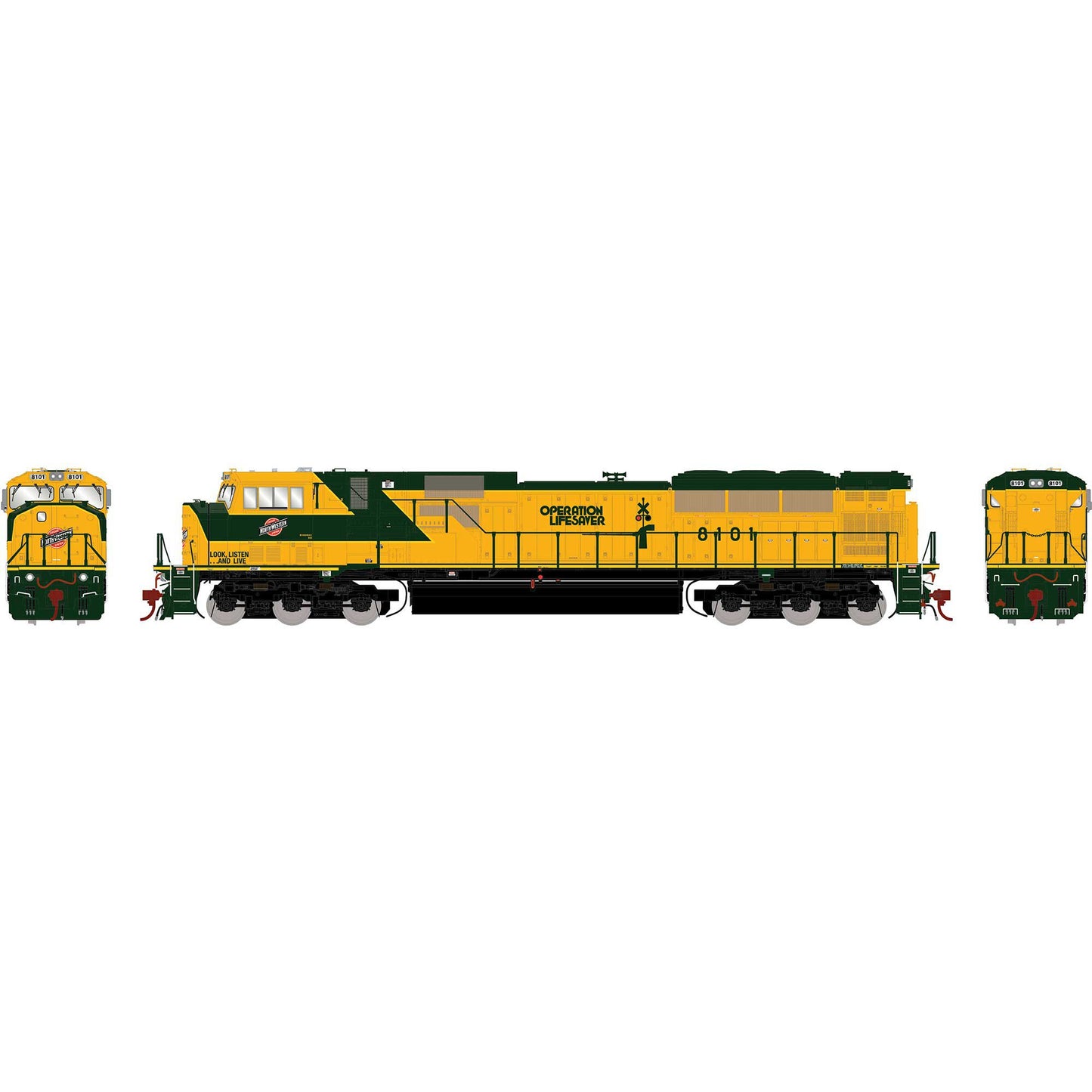 HO G2 SD80MAC C&NW #8101 Locomotive (ATHG28090)