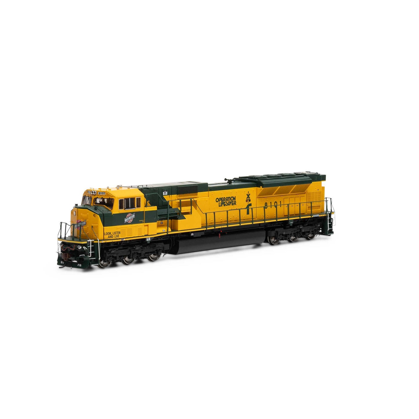 HO G2 SD80MAC with DCC and Sound CNW #8101 (ATHG28190)