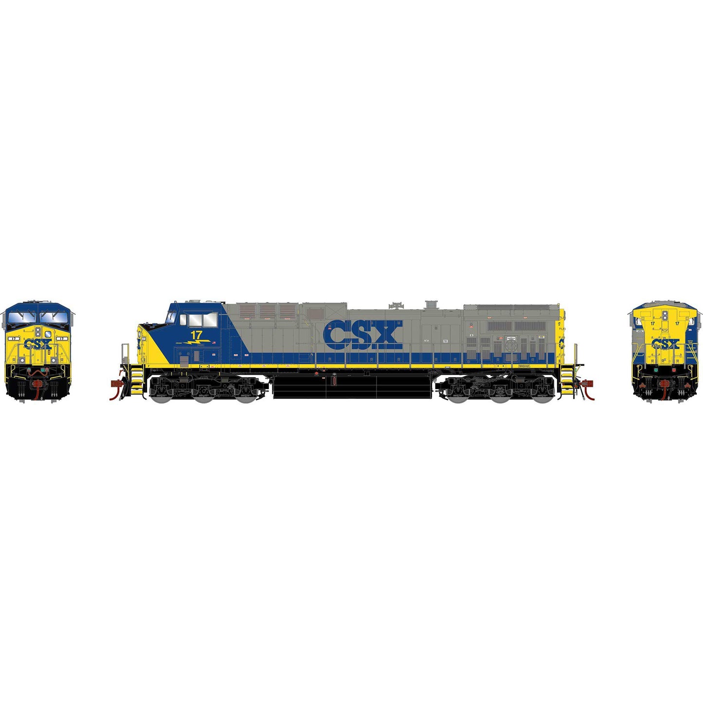 HO G2 AC4400CW CSX #17 Locomotive (ATHG31551)