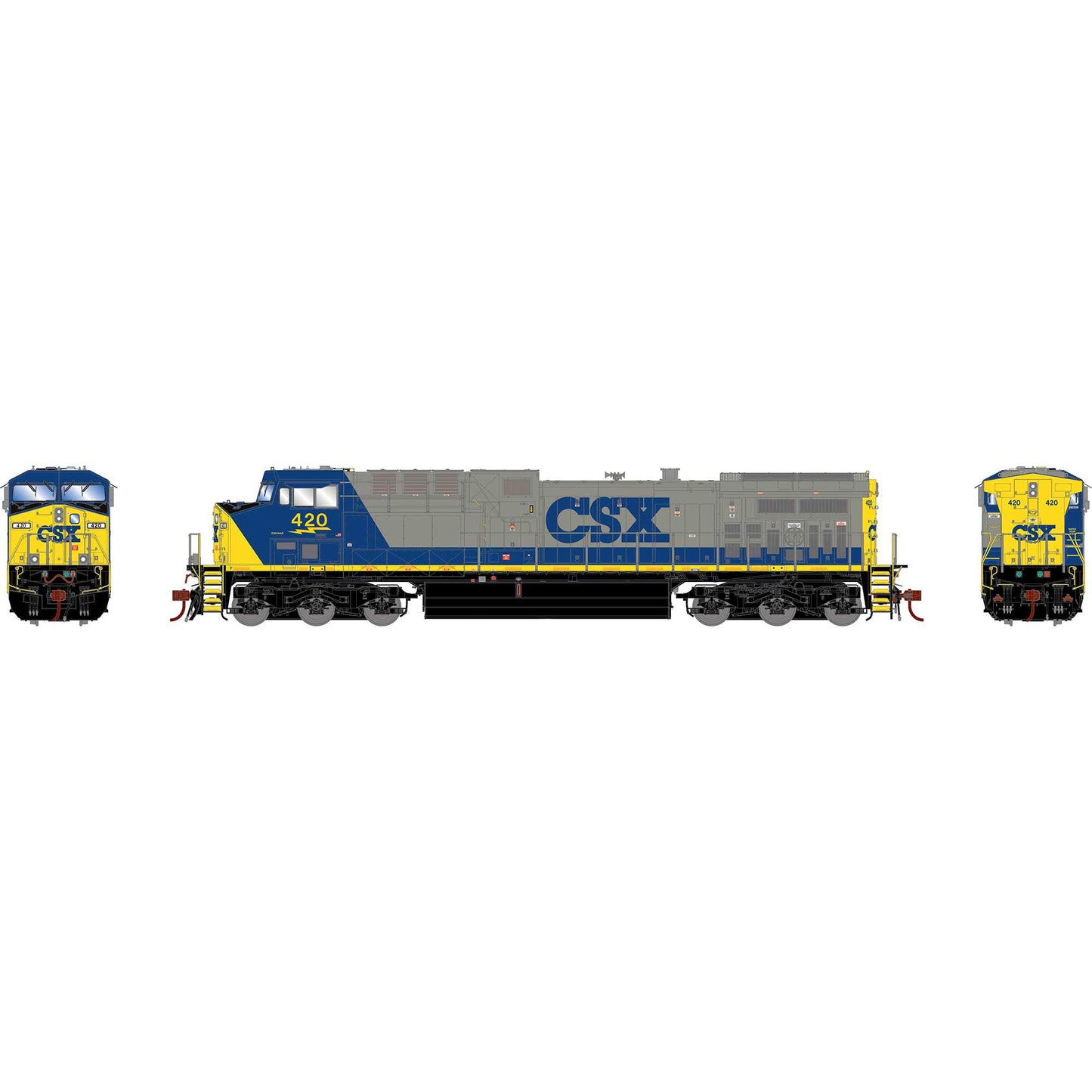 HO G2 AC4400CW Locomotive CSX #420 (ATHG31552)