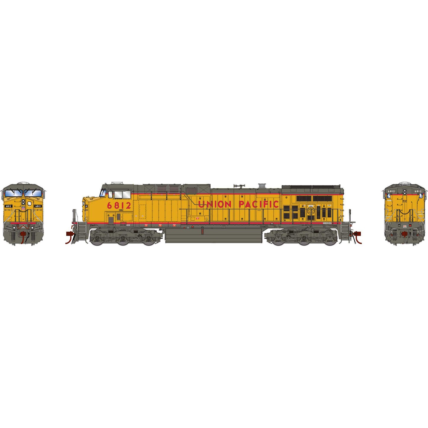 HO AC4400CW Locomotive UP 6812 (ATHG31692)