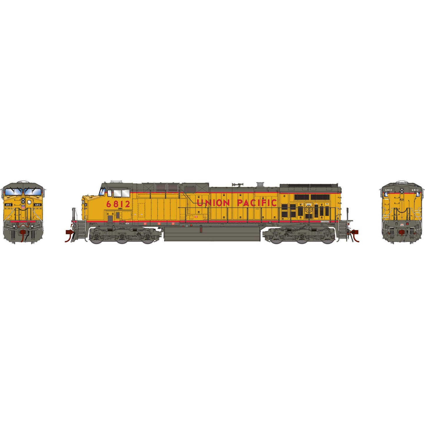 HO AC4400CW Locomotive with DCC and Sound UP #6812 (ATHG31792)