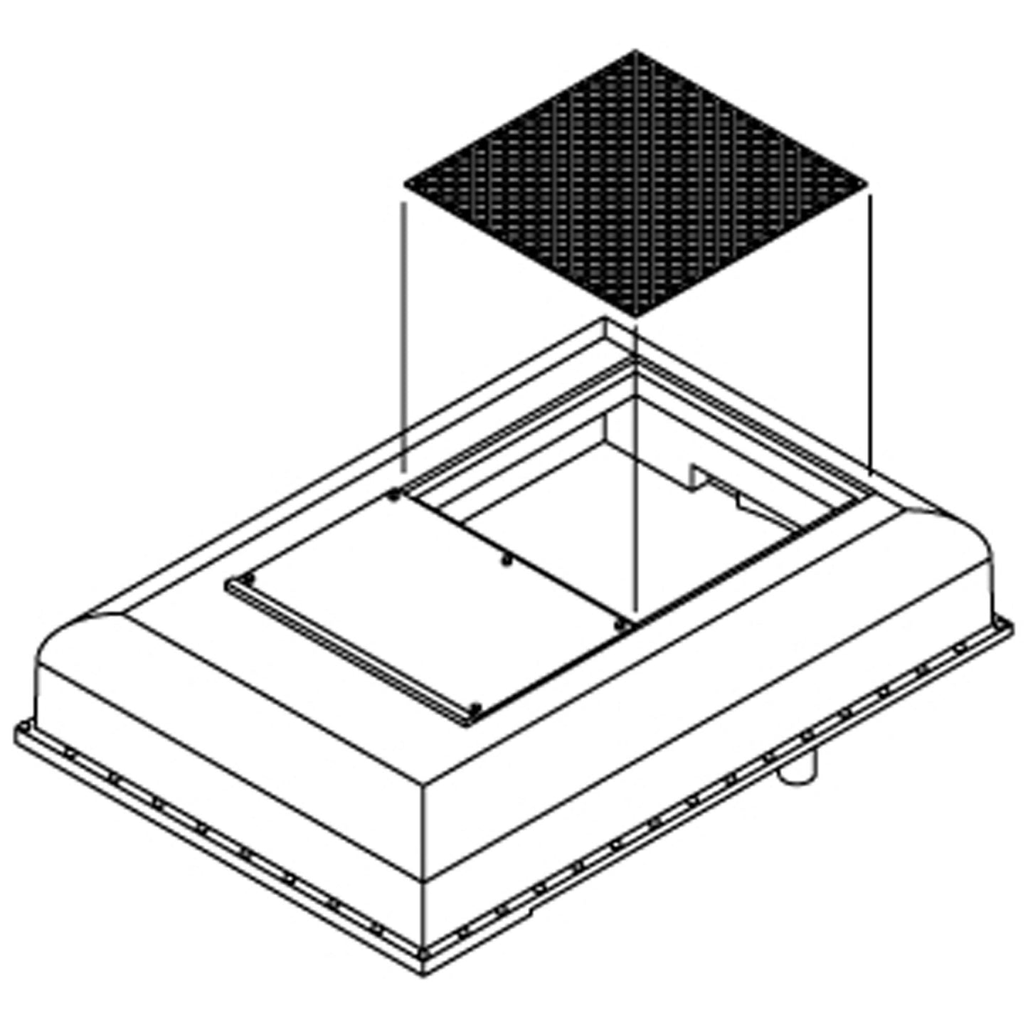 HO Winterization Hatch Set for GP-9 (3-pack) (ATHG62288)