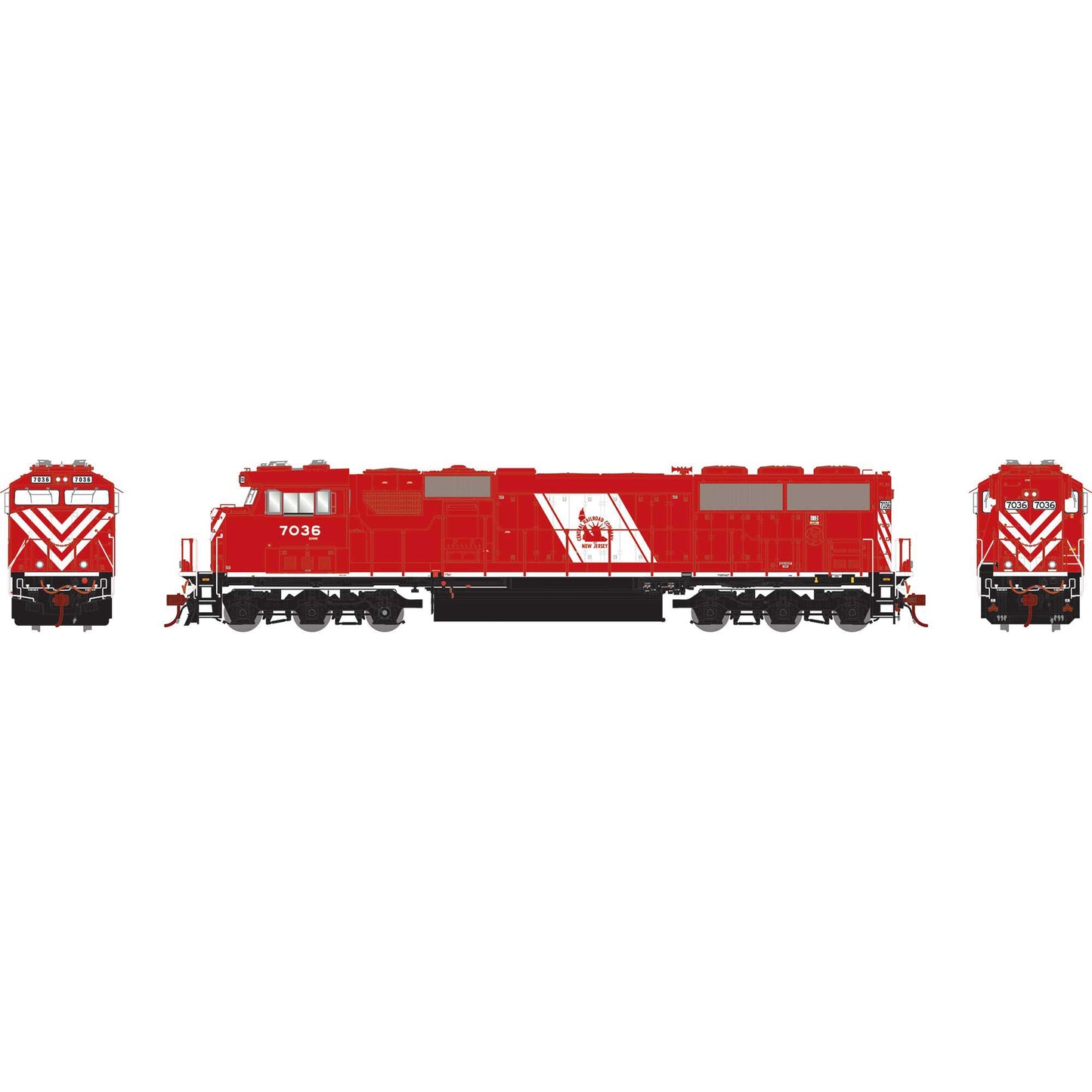 HO SD60E Locomotive NS/CNJ Heritage #7036 (ATHG65197)