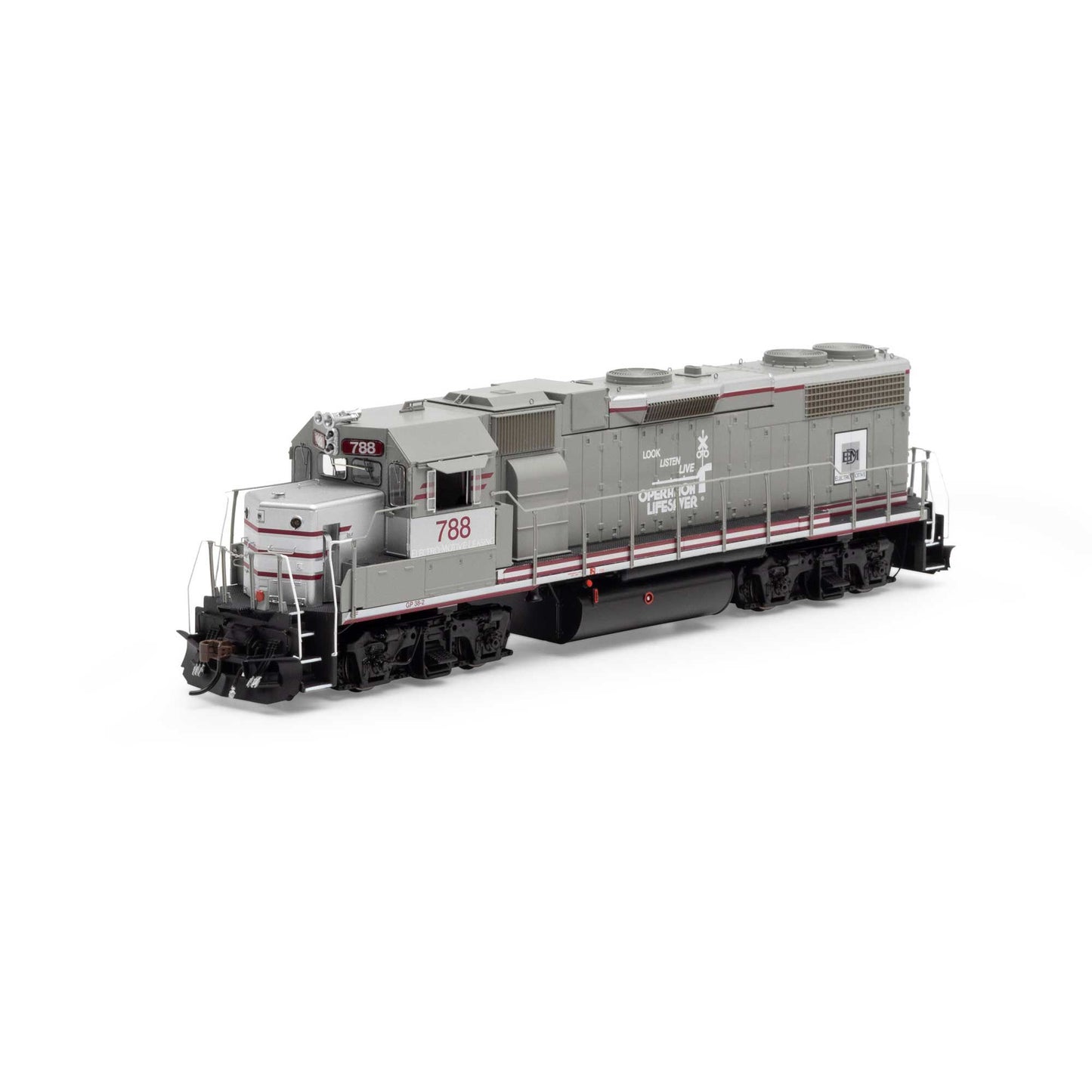 HO GP38-2 Locomotive with DCC & Sound, EMD Lease / OLS #788 (ATHG71829)