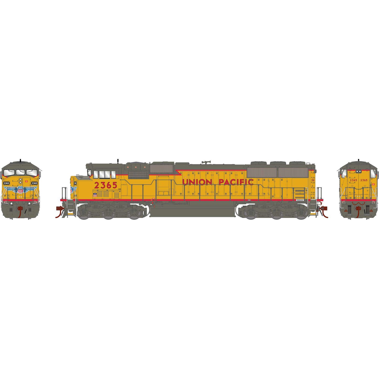 HO SD60M Tri-Clops Locomotive UP #2365 (ATHG75534)