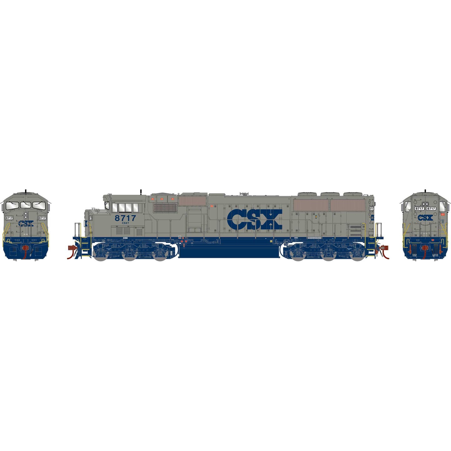 HO SD60M Tri-Clops Locomotive CSXT #8717 (ATHG75537)