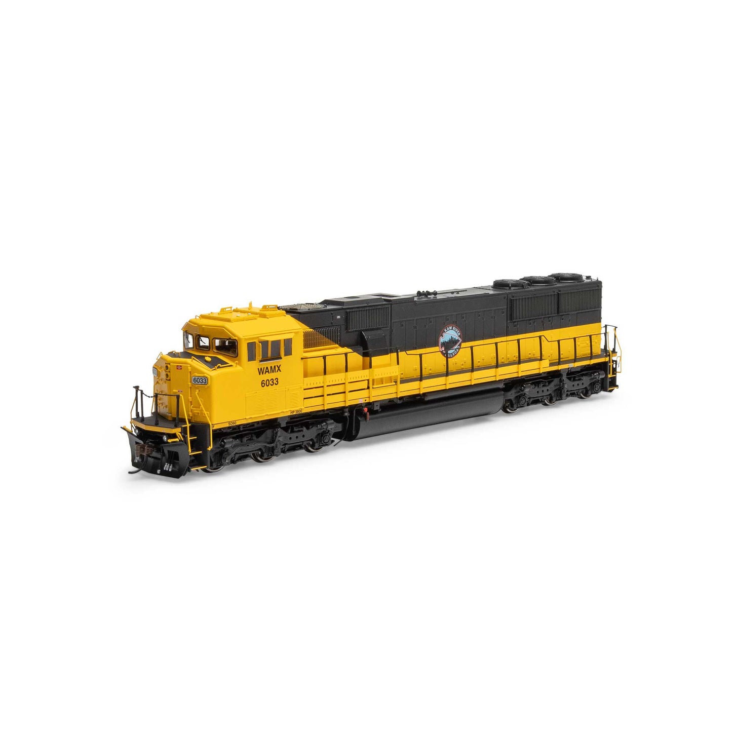 HO SD60M Tri-Clops Locomotive with DCC & Sound, WAMX 6033 (ATHG75645)