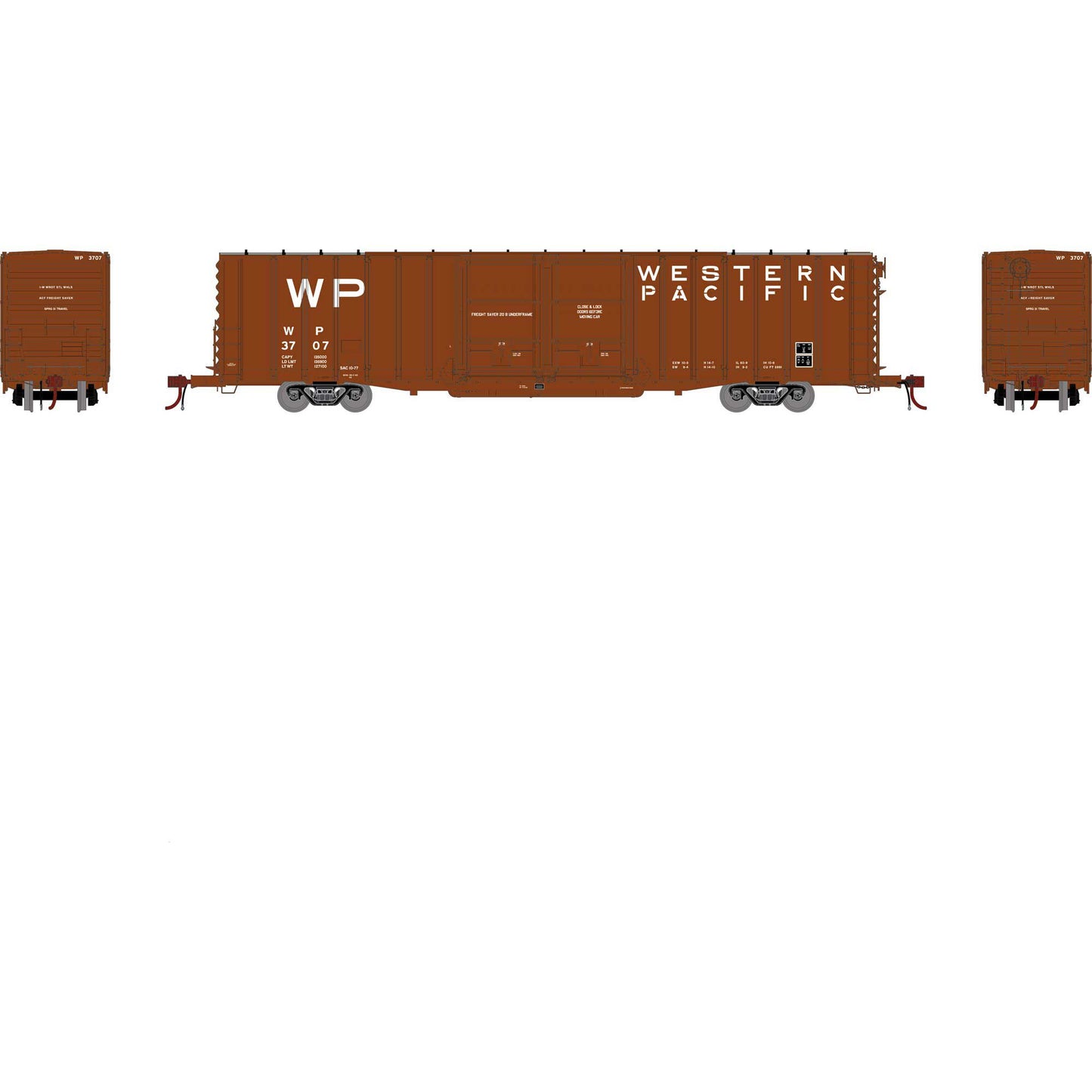 HO 60' PS Auto Box WP #3707 (ATHG75898)